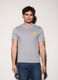 T-shirt in jersey di cotone con logo uomo_0