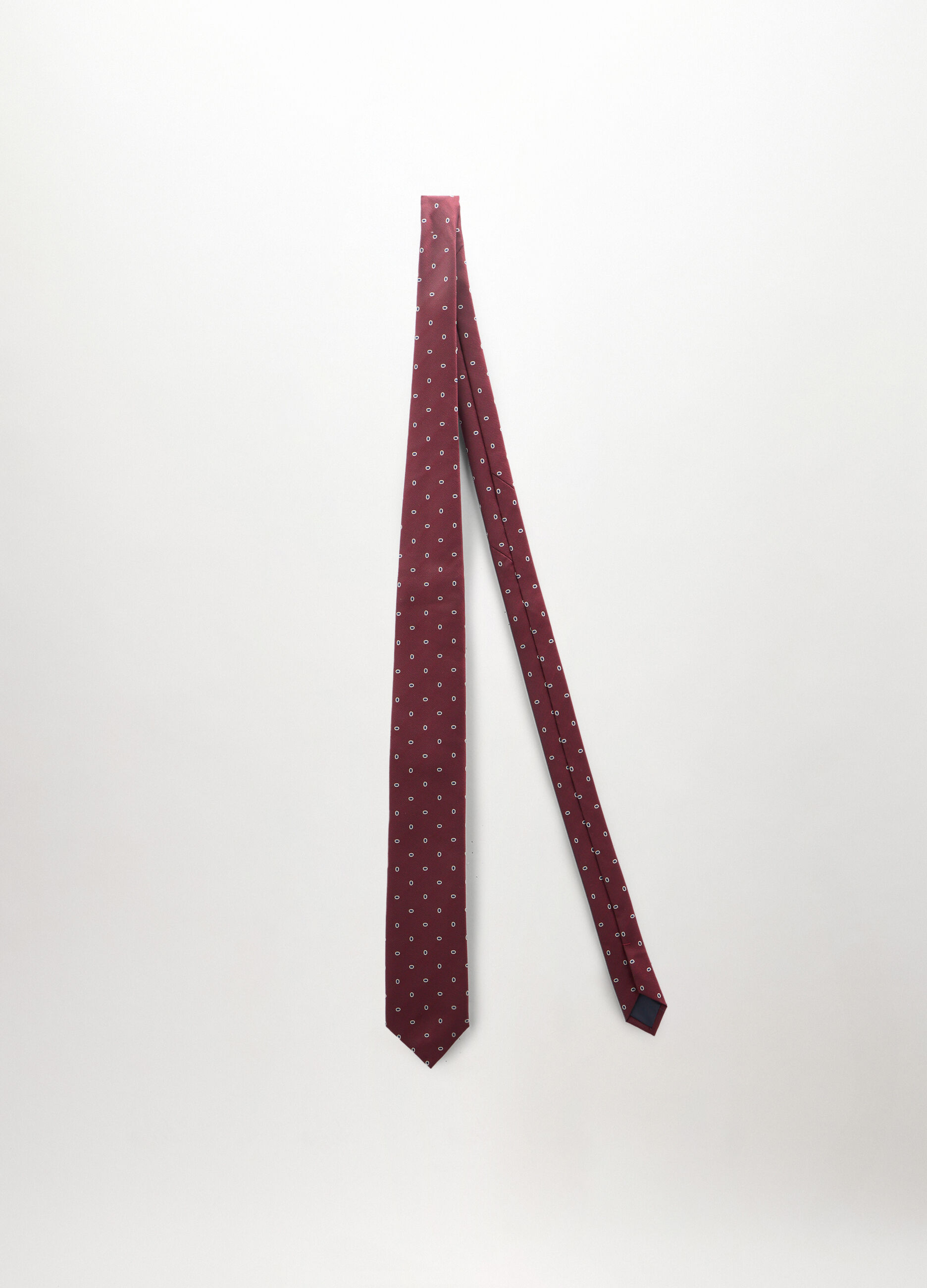 Cravatta con motivo geometrico uomo_0