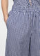 Pantaloni wide leg in popeline di puro cotone fit comfort donna_2