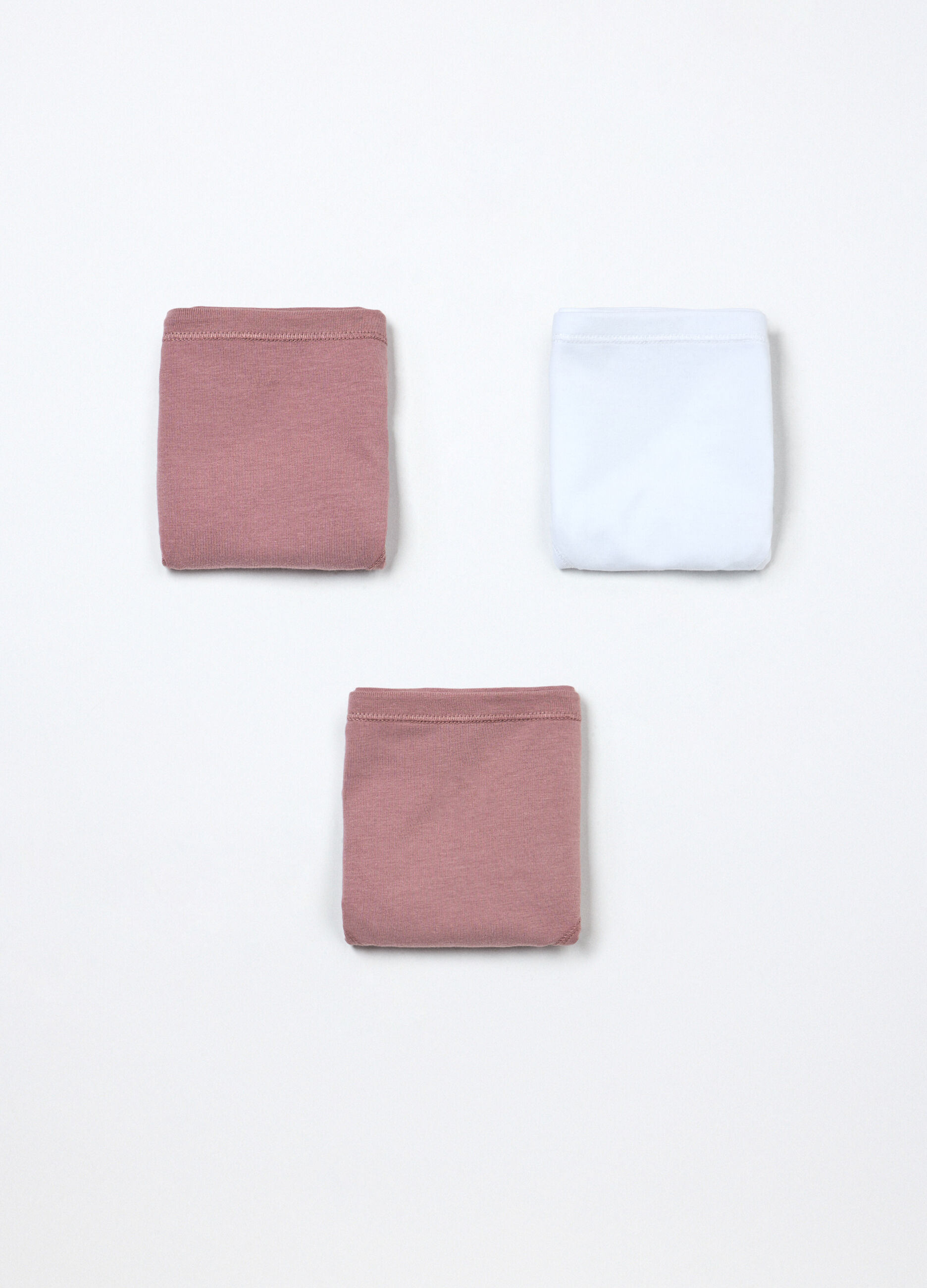 Pack 3 slip in jersey di puro cotone ragazza_0