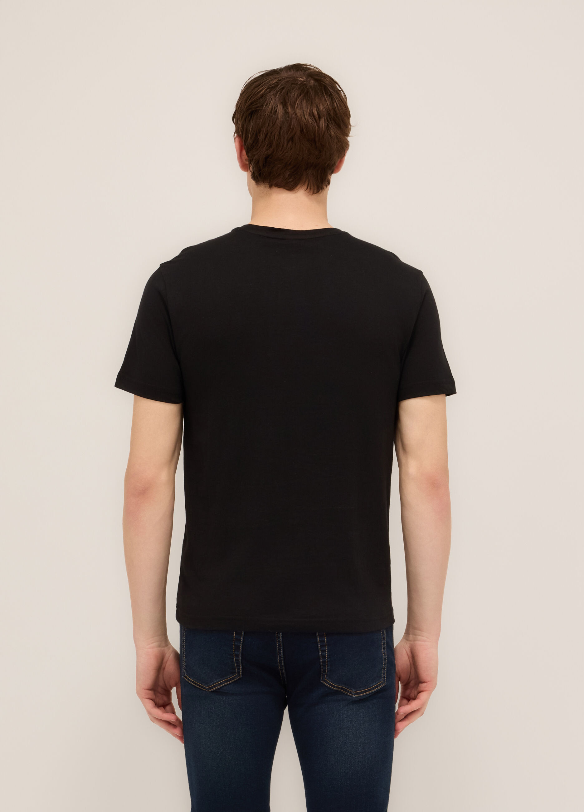 T-shirt girocollo stampa Snoopy_1