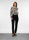 Pantaloni in punto Milano stretch donna_0
