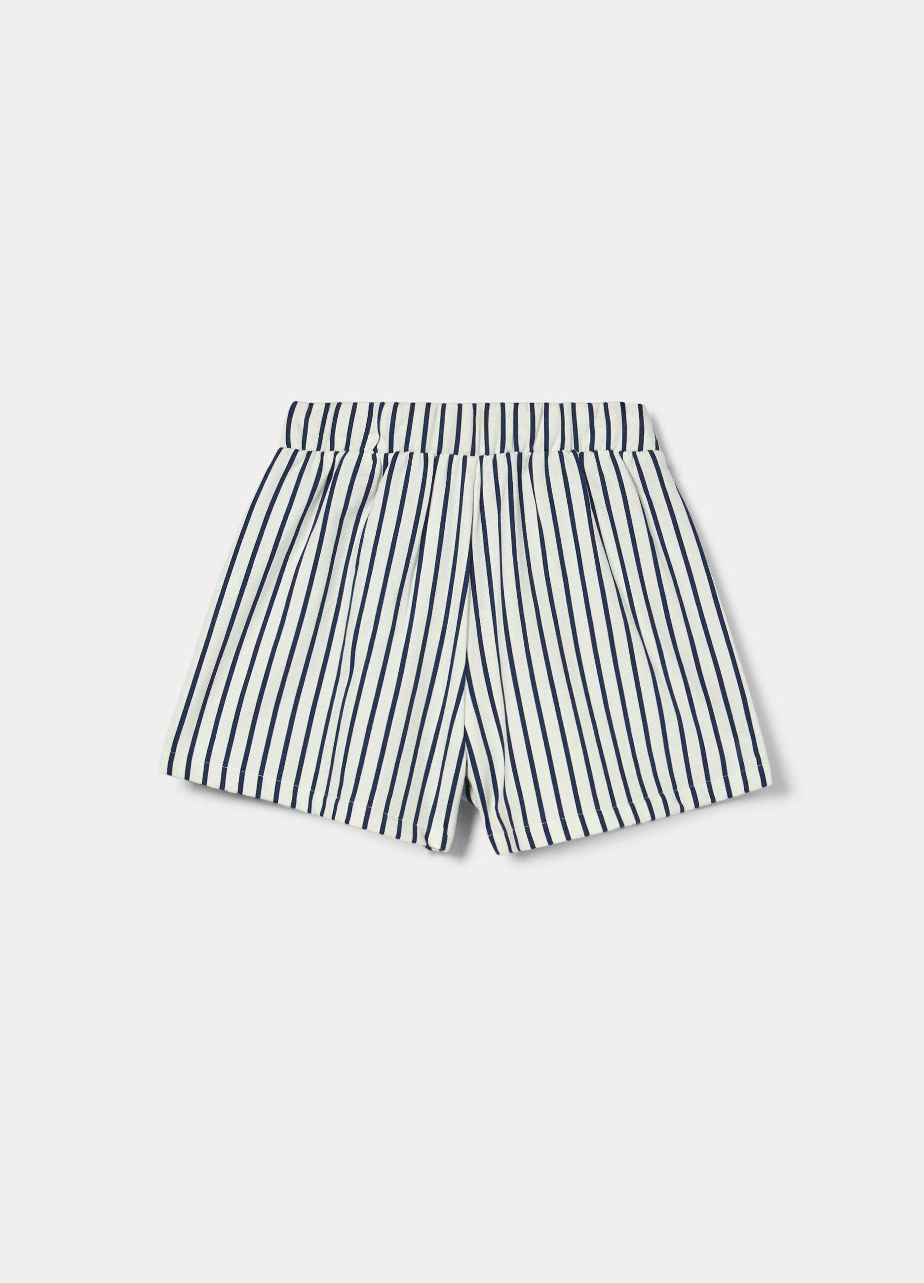 Gonna-pantalone in french terry di puro cotone bambina_1