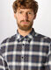 Camicia slim fit in cotone a quadri uomo_2