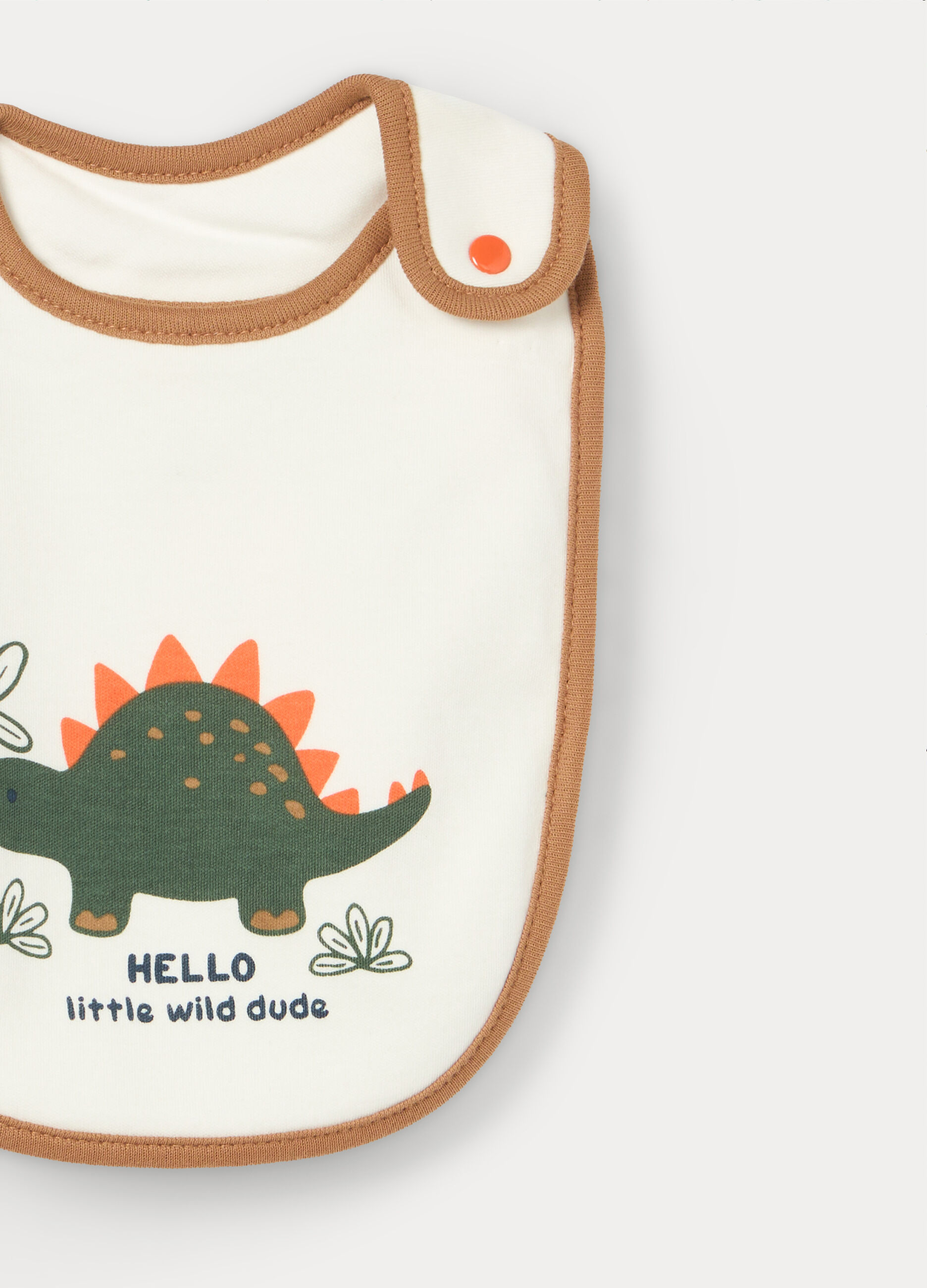 Pack 2 bavaglini in interlock di puro cotone neonato_1