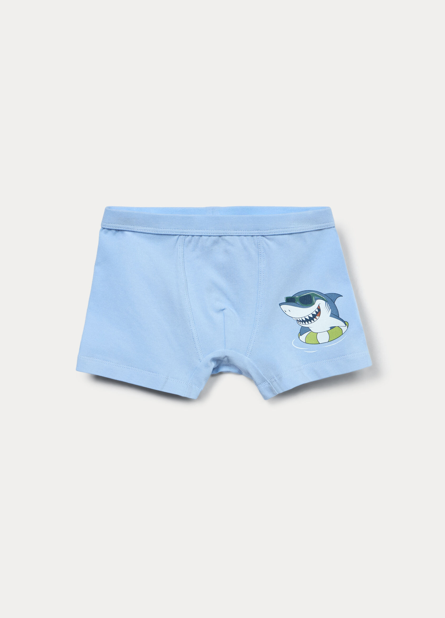 Pack 3 boxer in jersey di cotone stretch bambino_0