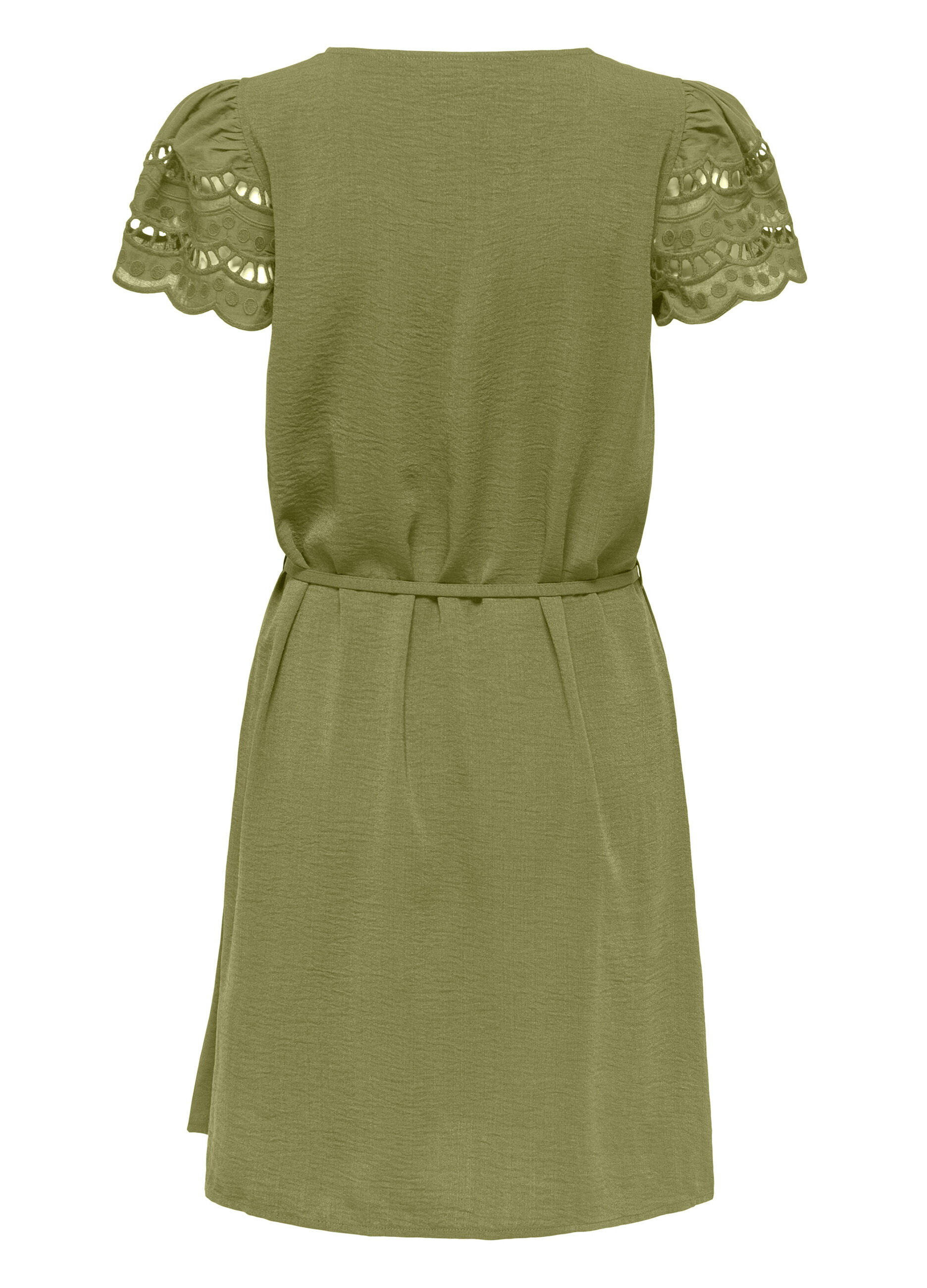 Vestito corto con scollo a V_3