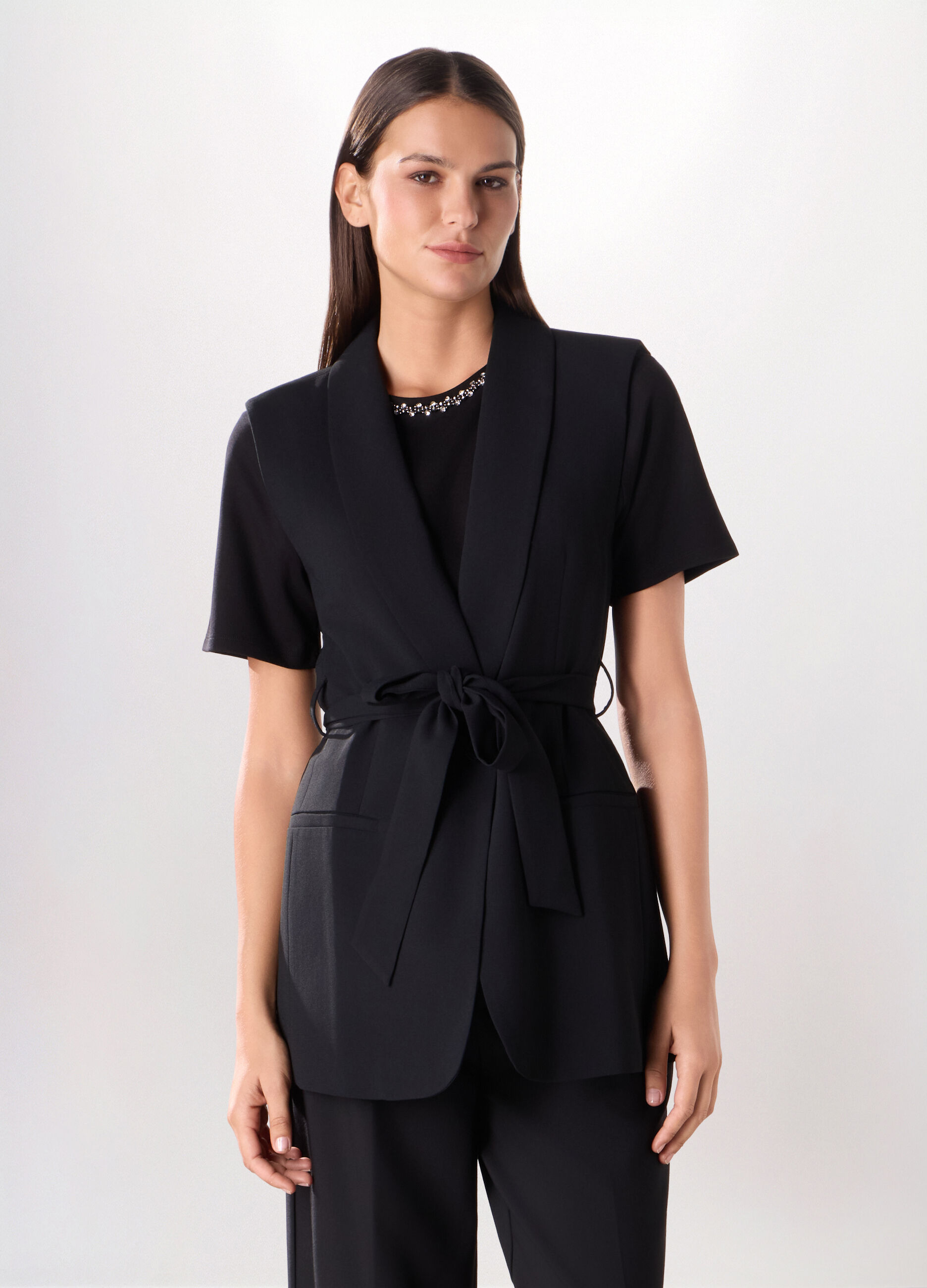 Blazer smanicato donna_0