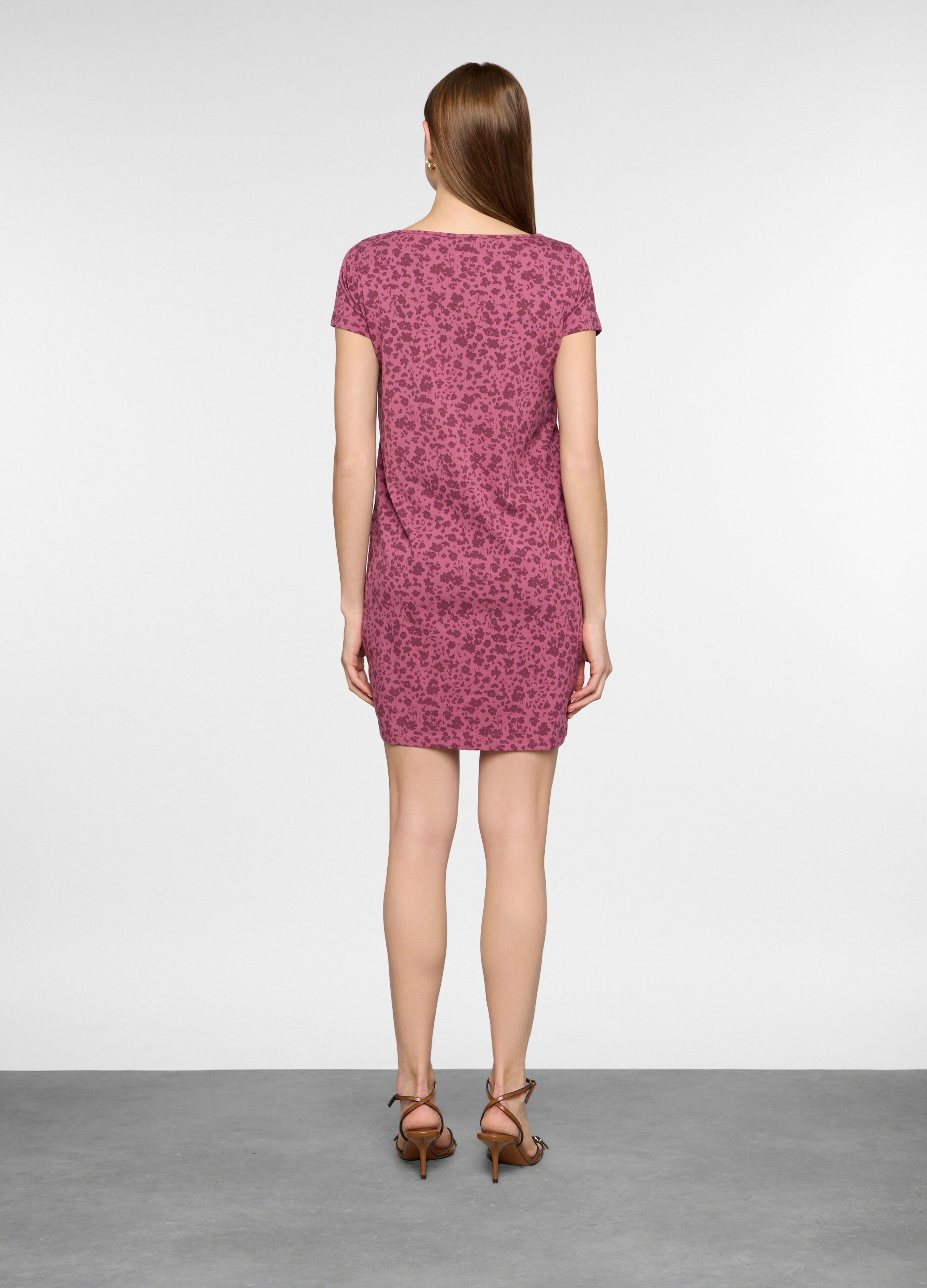 Abito corto in jersey stretch donna_1