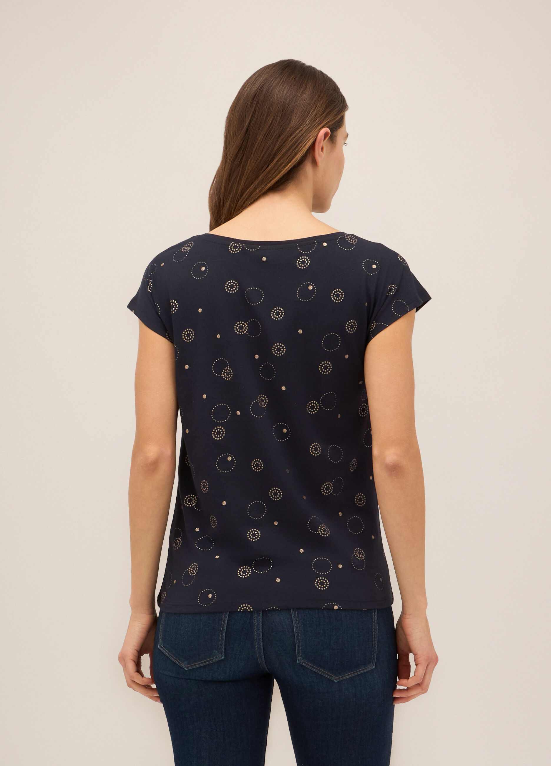 T-shirt in puro cotone donna_1