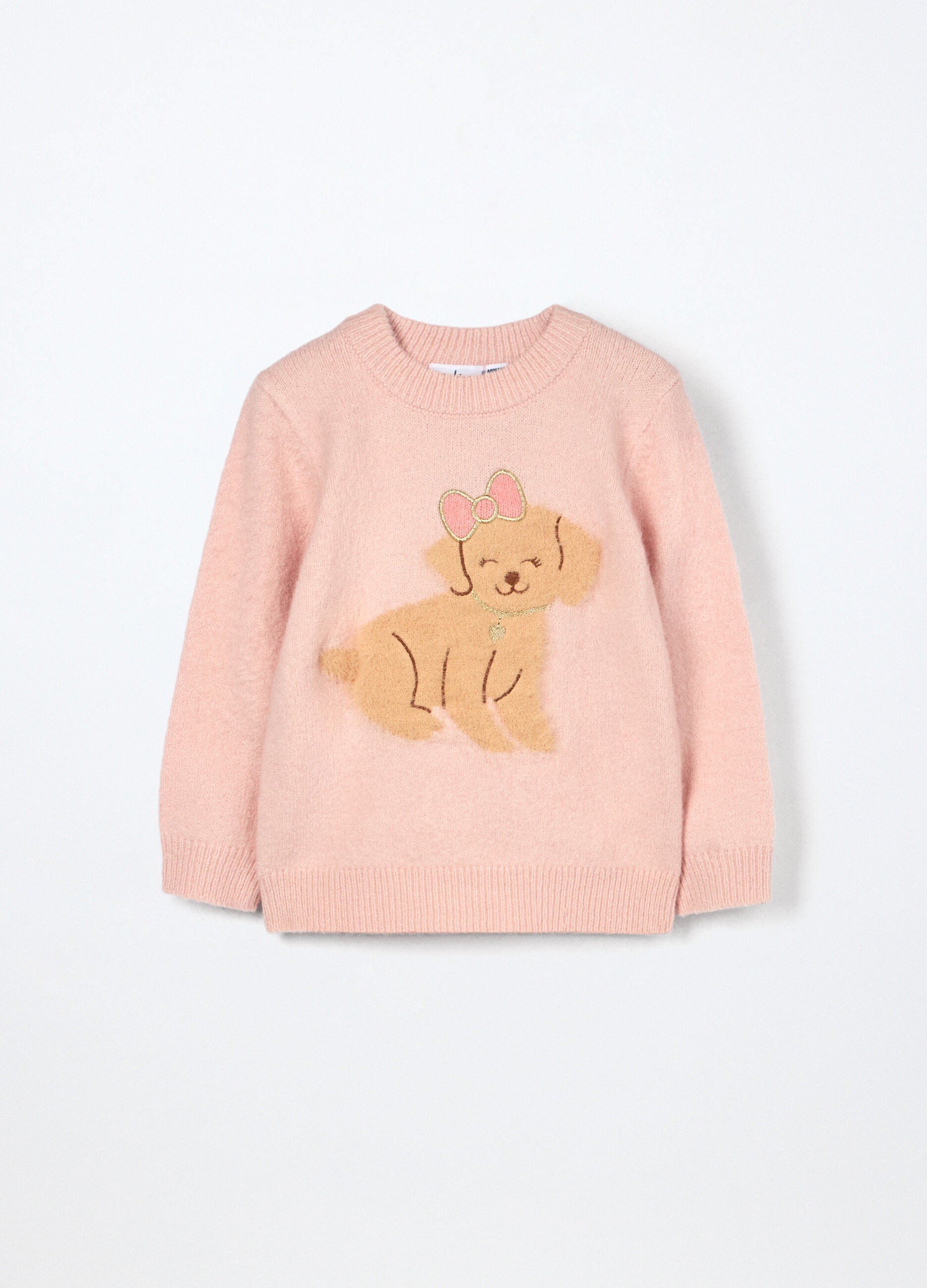 Tricot con lavorazione jacquard neonata_0