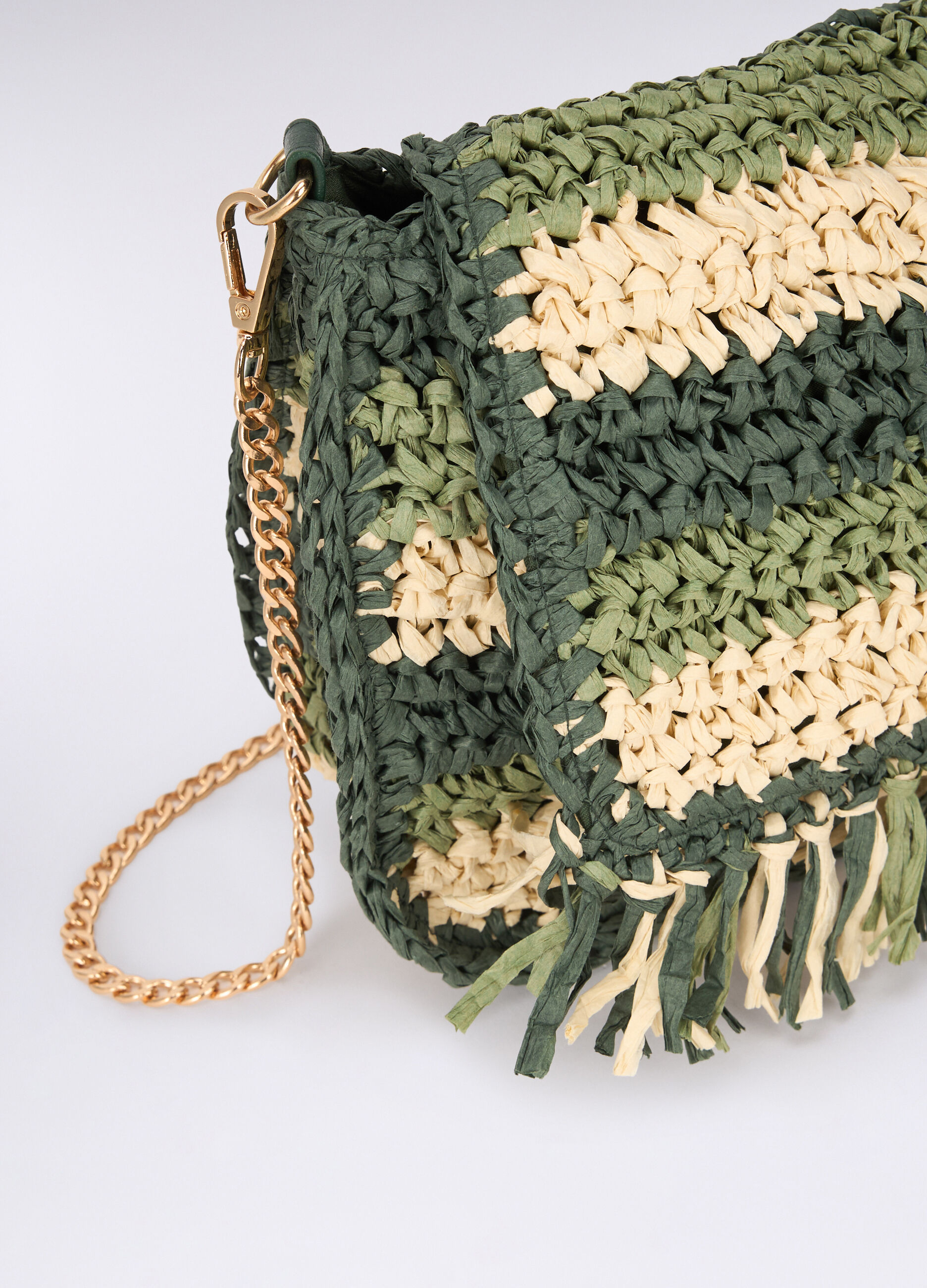 Pochette crochet in paglia donna_1