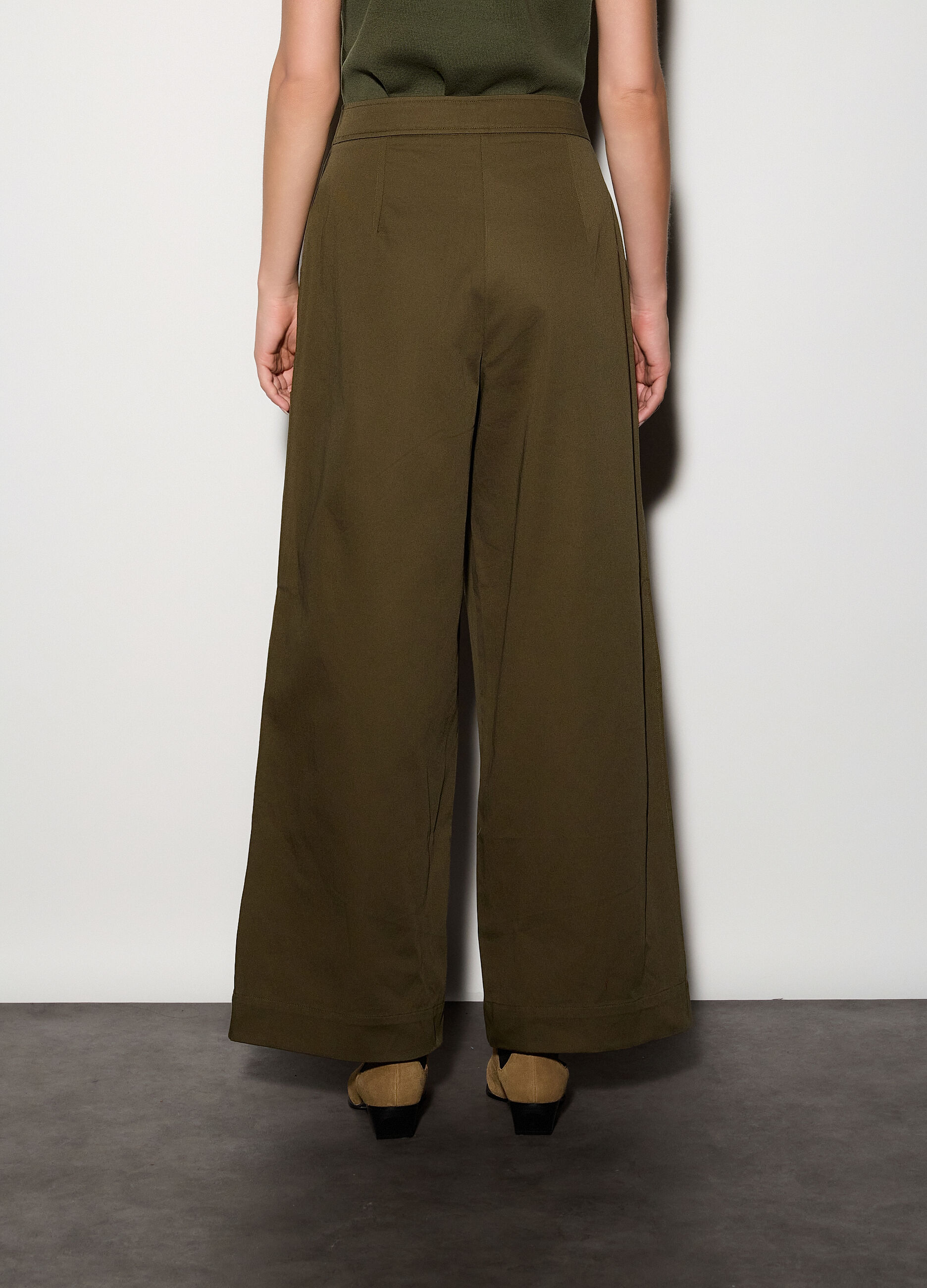 Pantaloni cargo straight fit donna_2