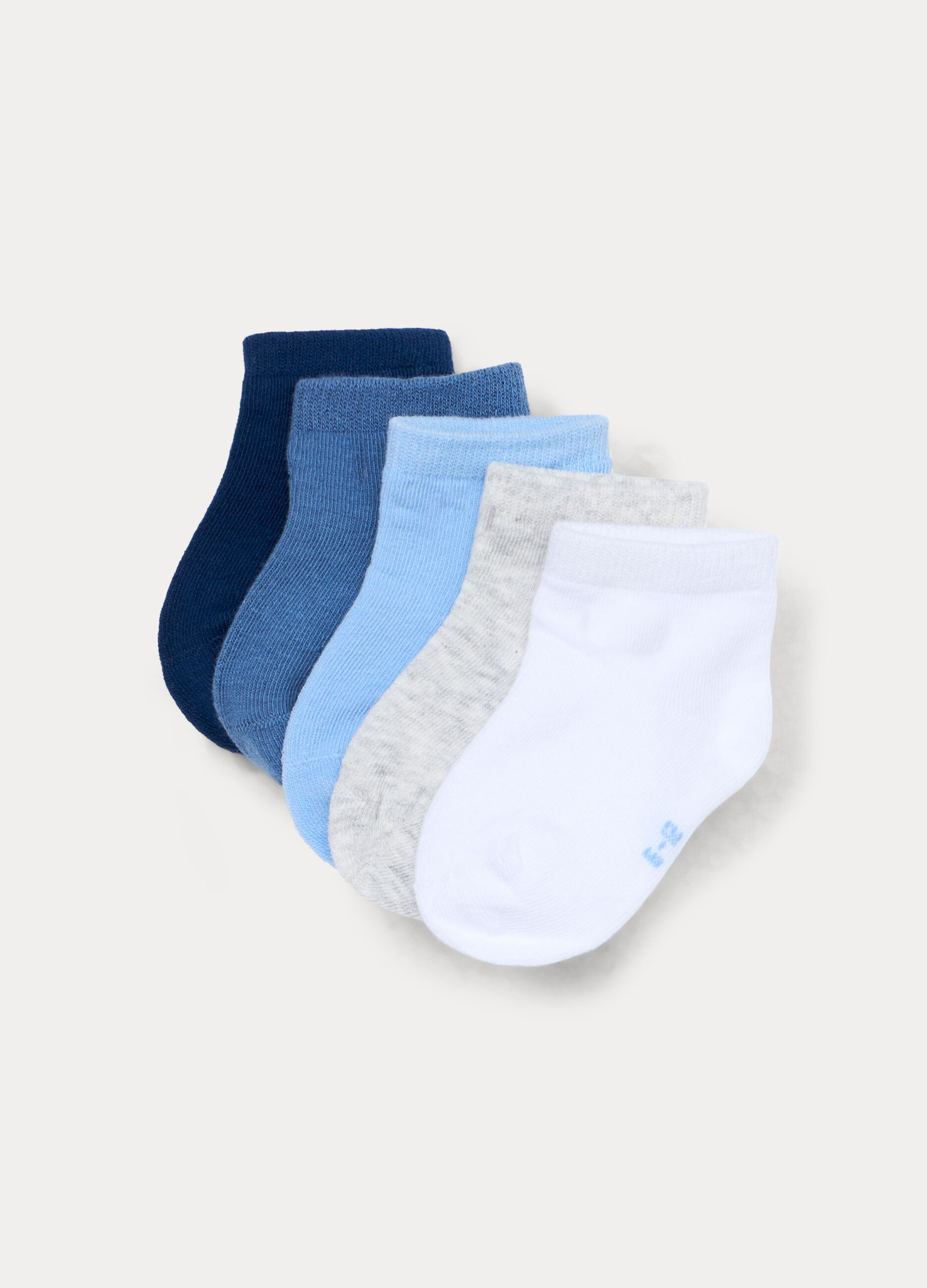 Pack 5 calze corte misto cotone _0