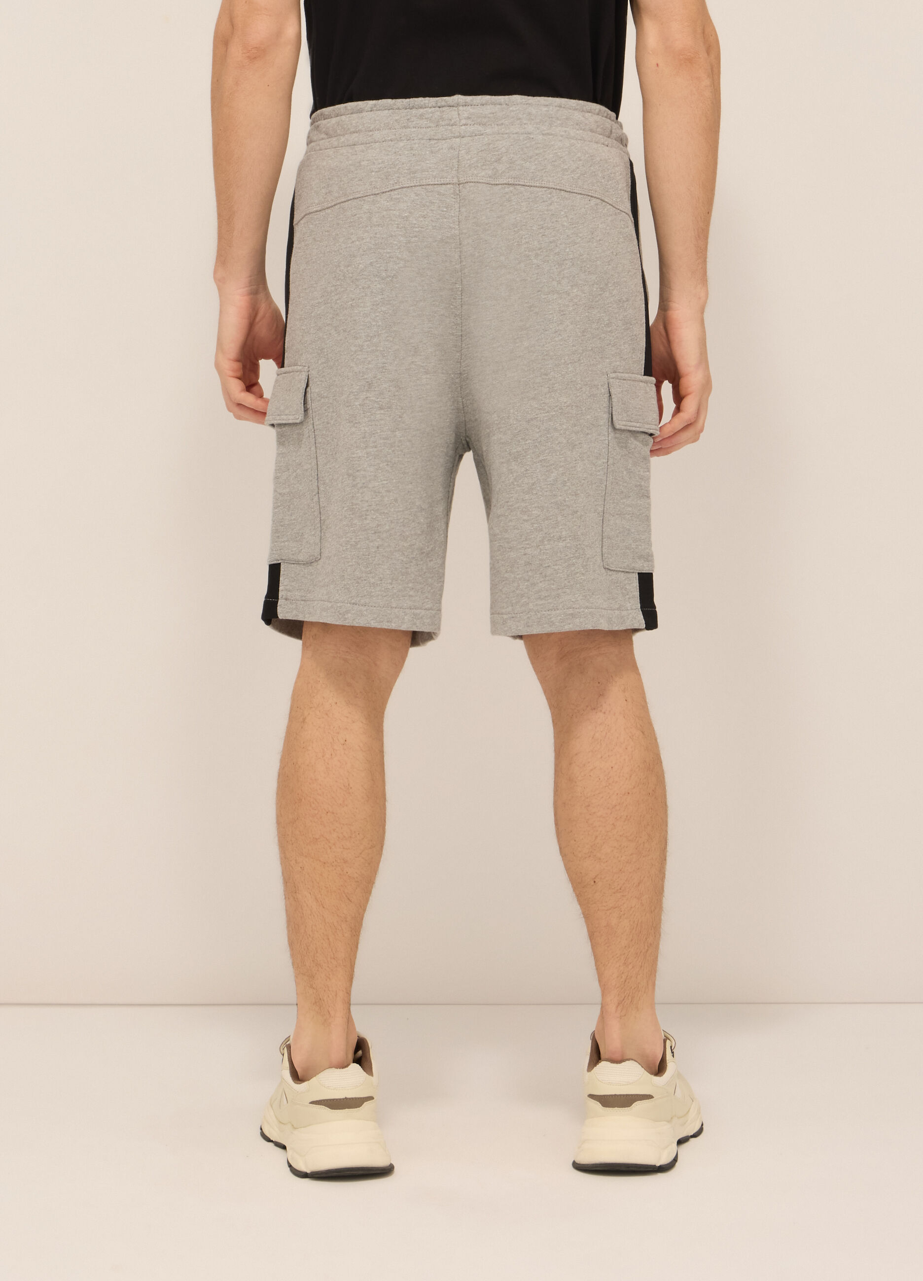 Short sportivi in felpa di cotone uomo_1