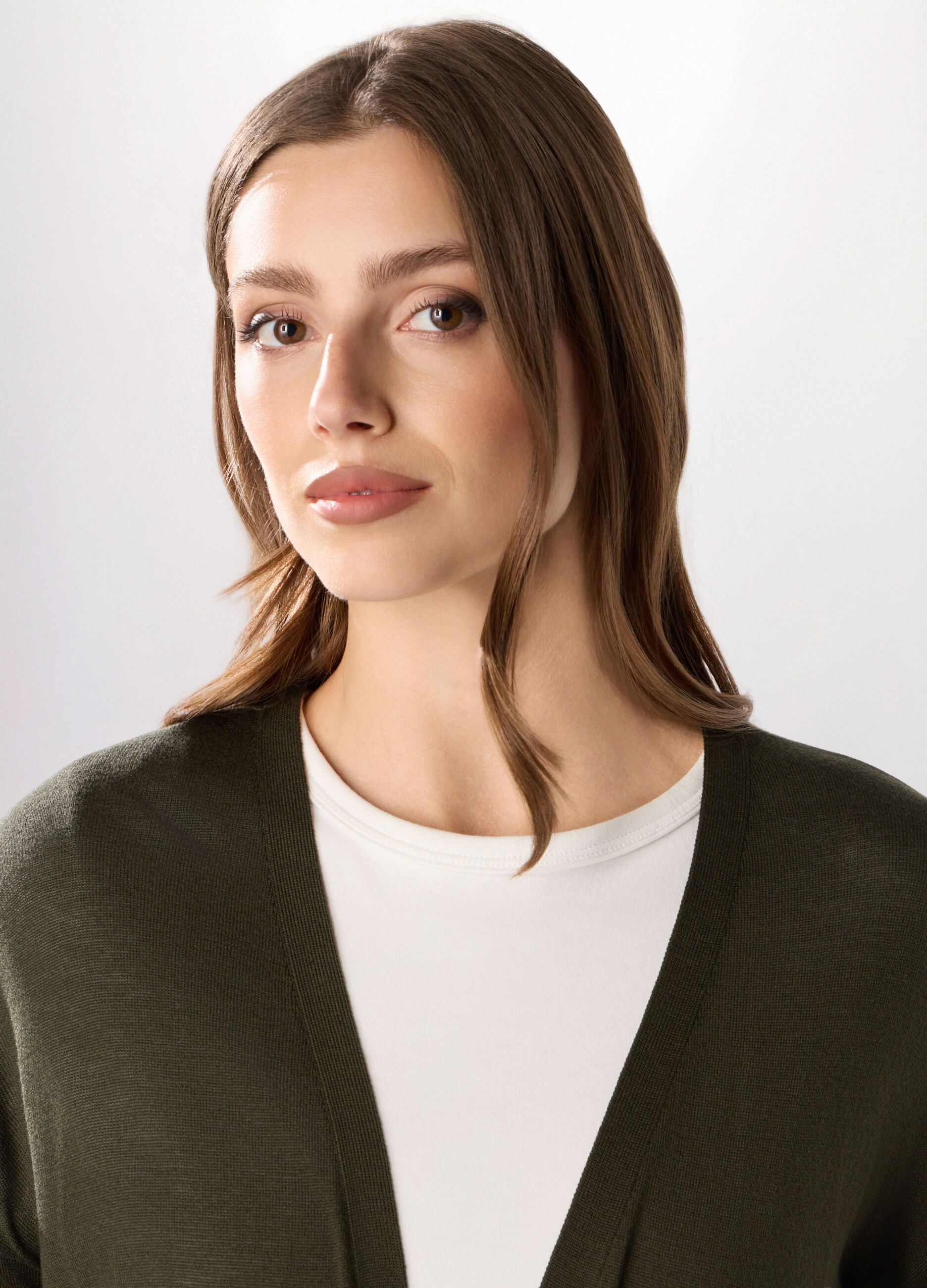 Cardigan tricot misto viscosa donna_2