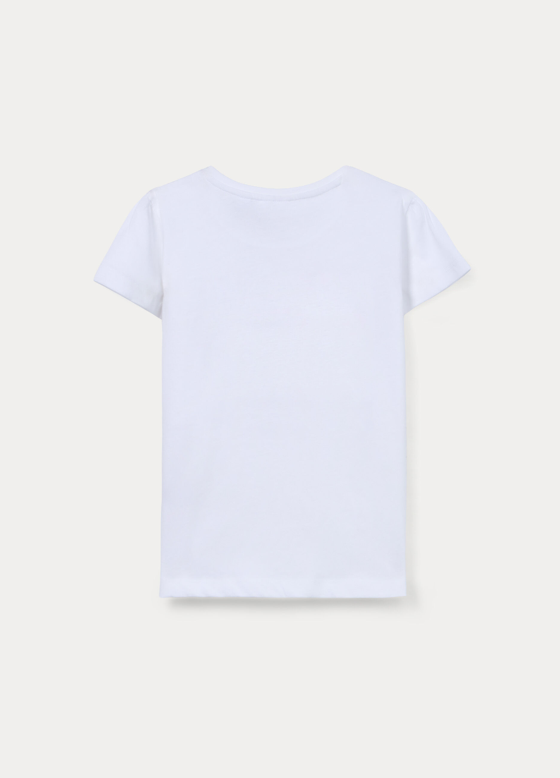 T-shirt in jersey di puro cotone bambina_1