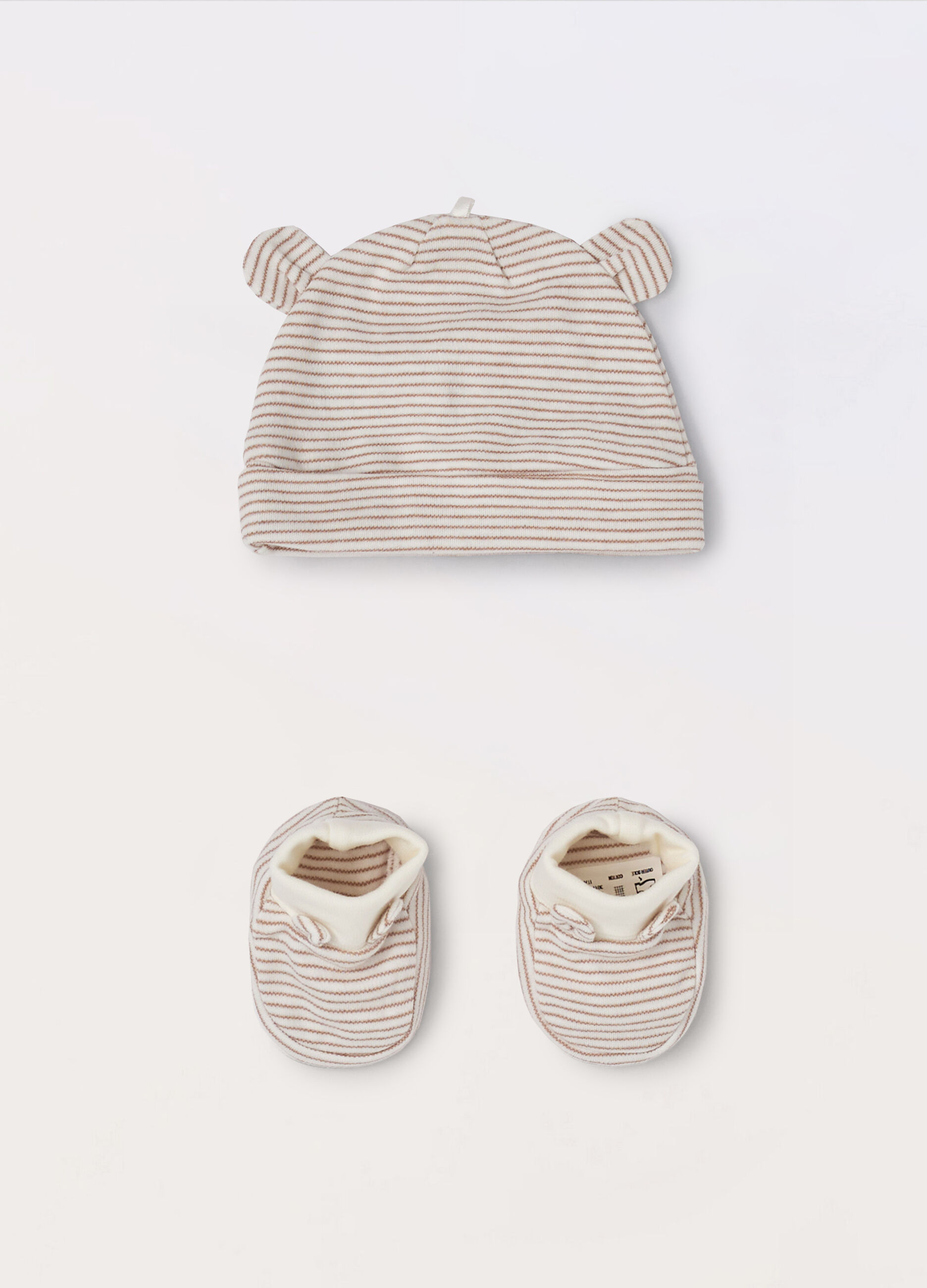Set berretto + scarpette neonato