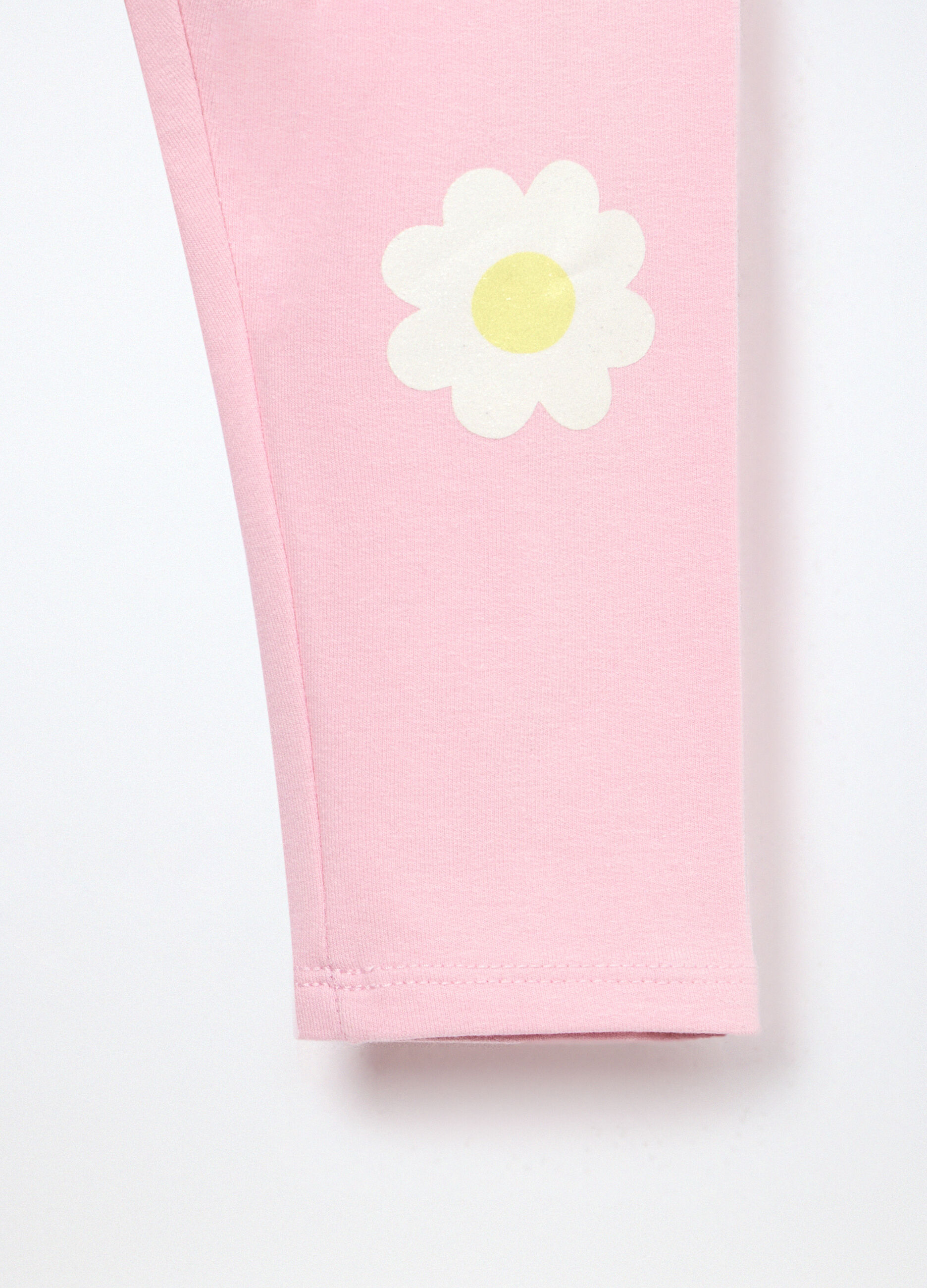 Leggings in french terry stretch neonata_2