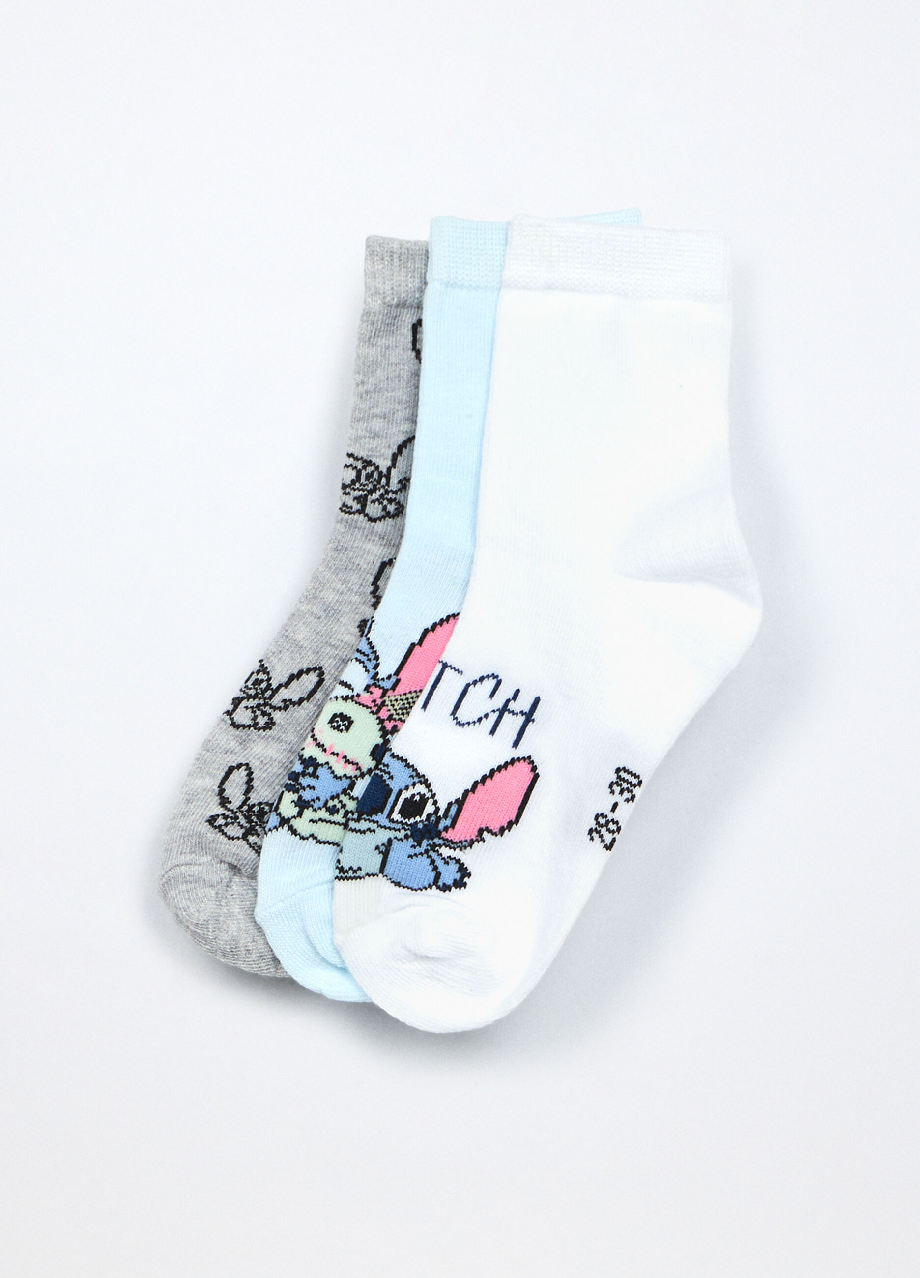 Pack 3 calze corte misto cotone bambina_0