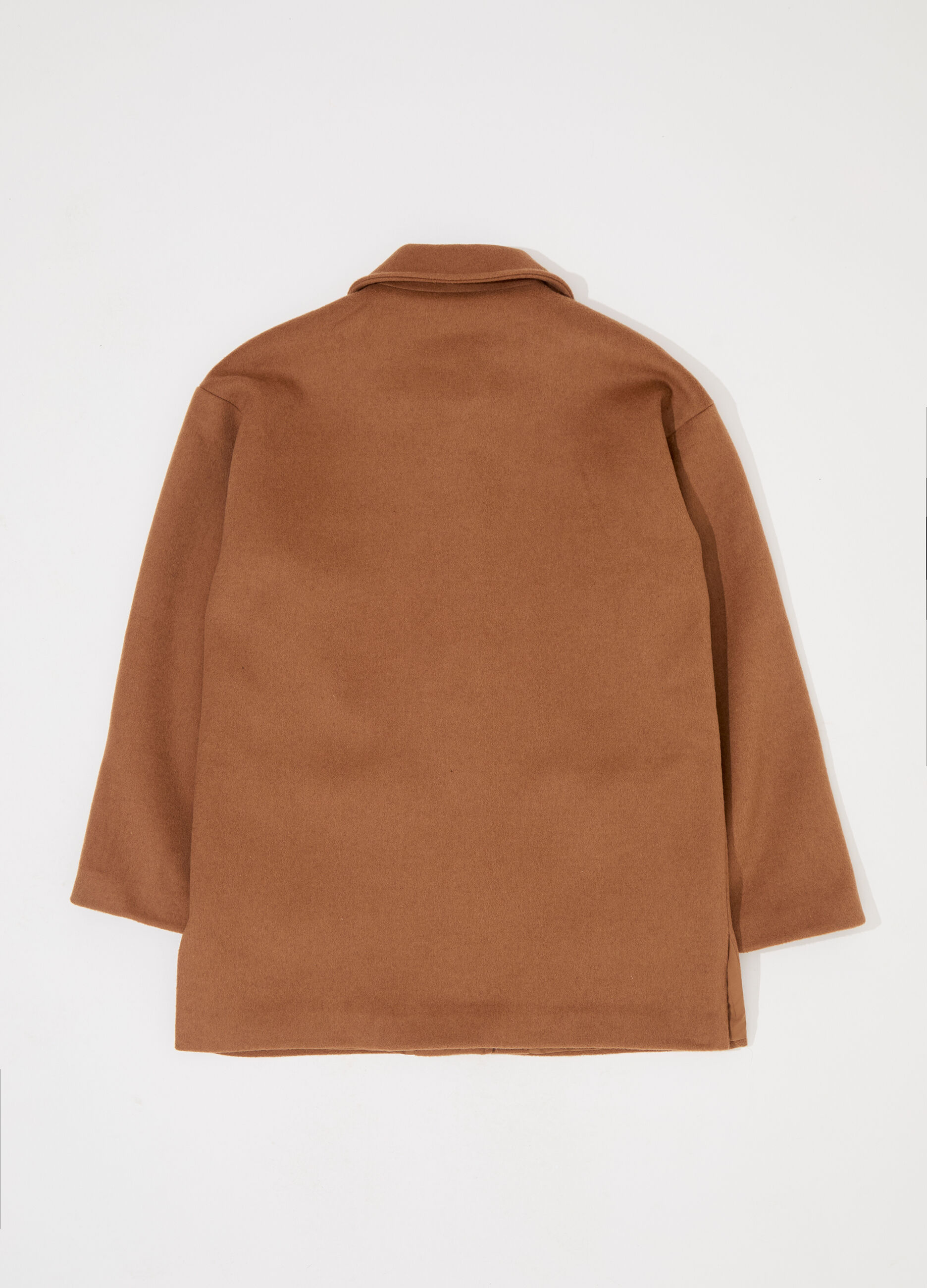 Cappotto montgomery corto in misto lana donna_5