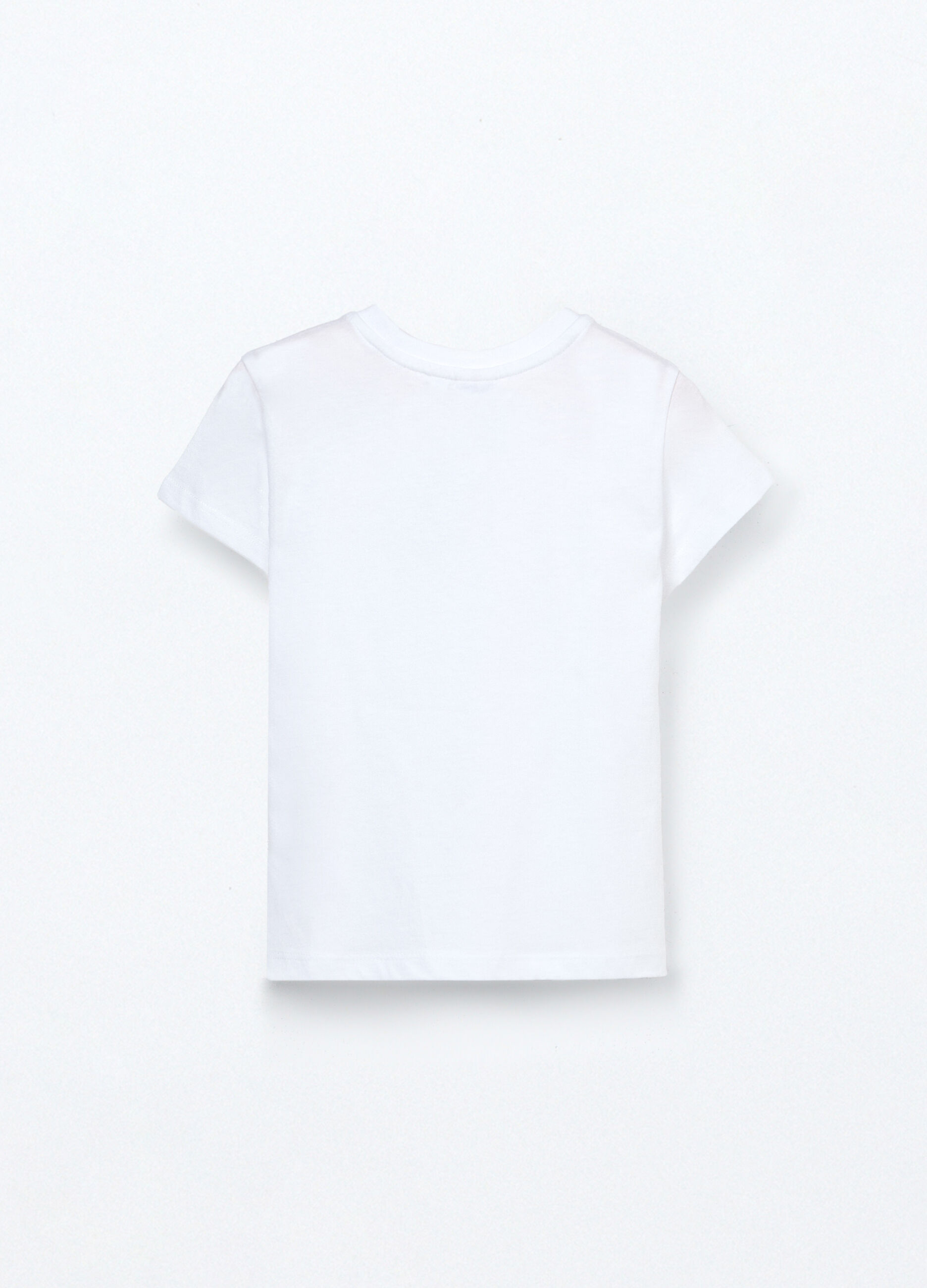 T-shirt in jersey di puro cotone bambina_1