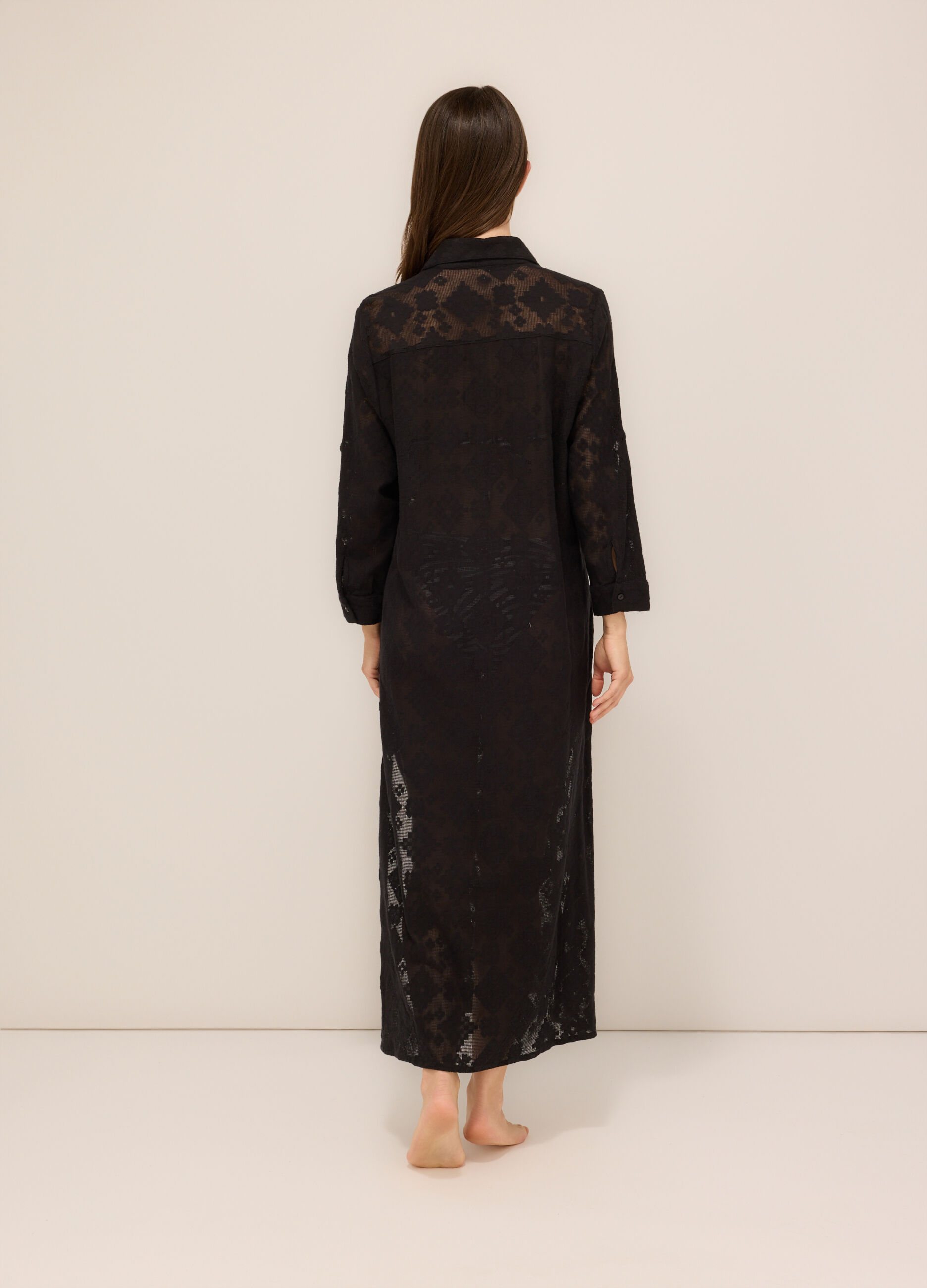 Copricostume lungo misto cotone donna_1