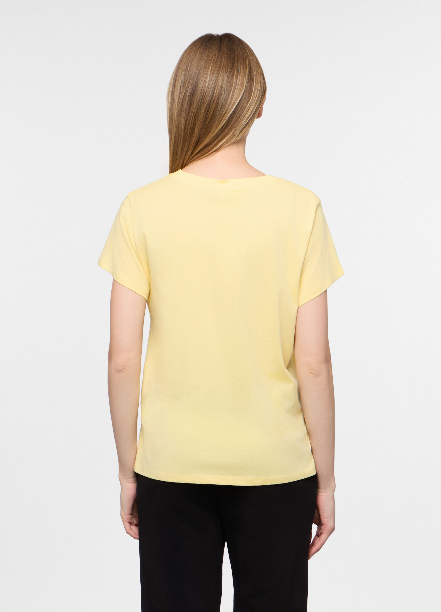 T-shirt girocollo donna_1