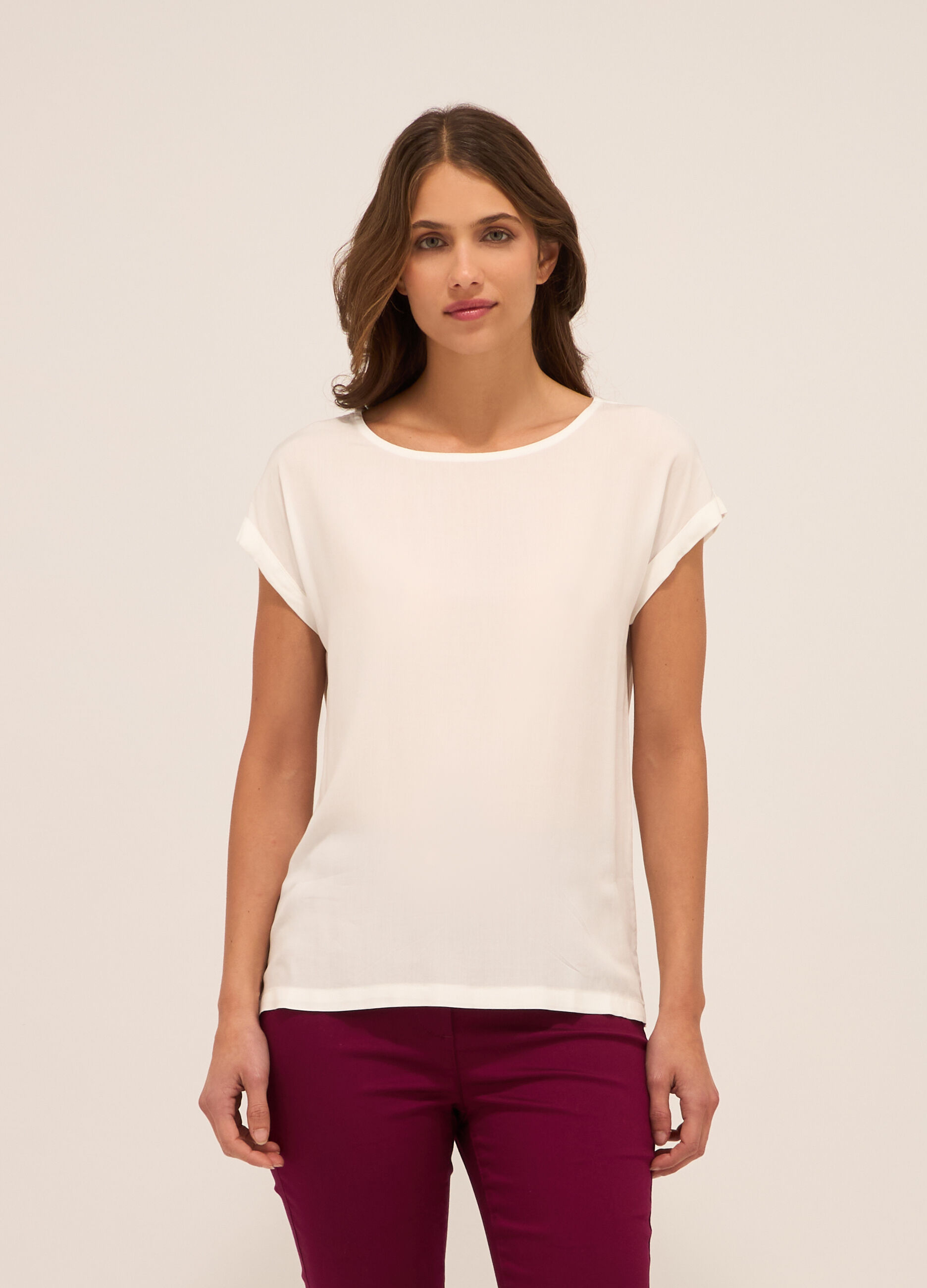 Blusa in pura viscosa donna_0