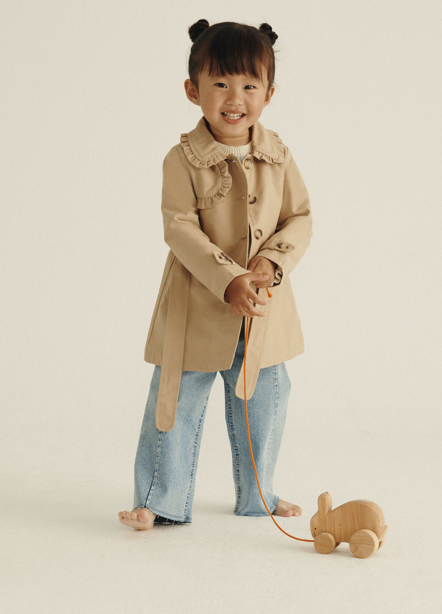 Trench in misto cotone IANA neonata