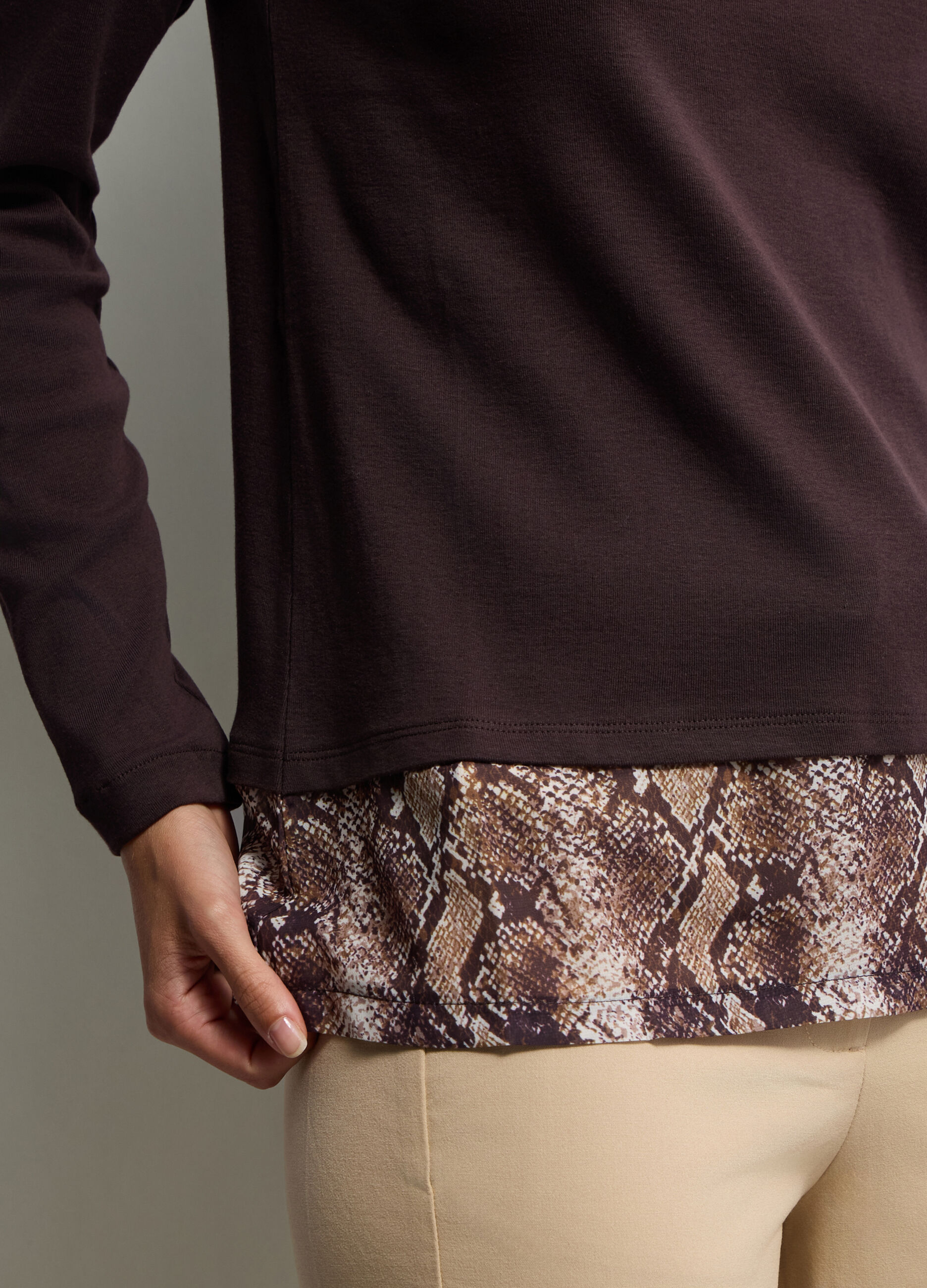 T-shirt girocollo donna_2