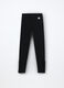 Leggings in french terry di cotone stretch bambina_0