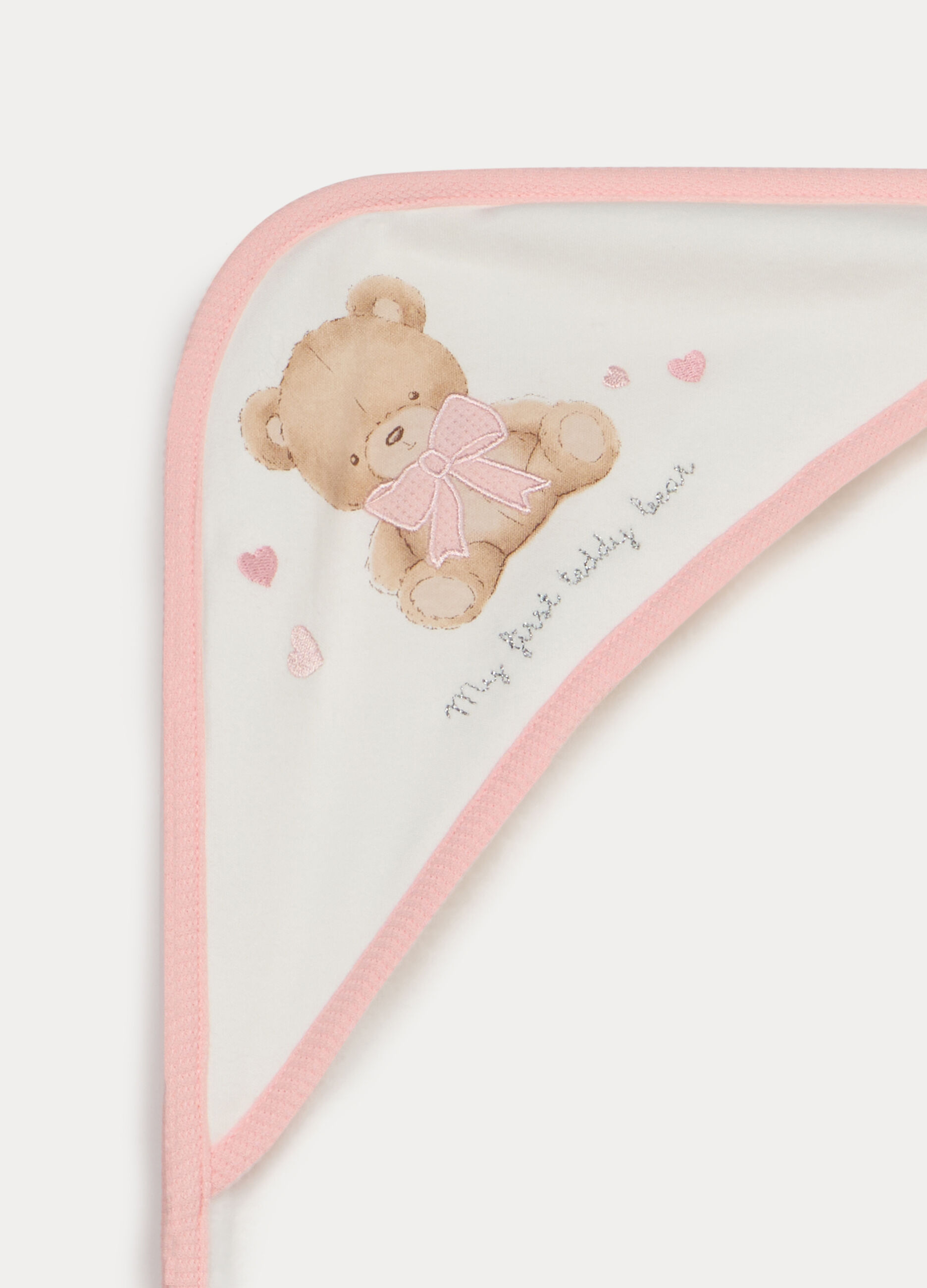 Asciugamano in spugna di puro cotone neonata_2