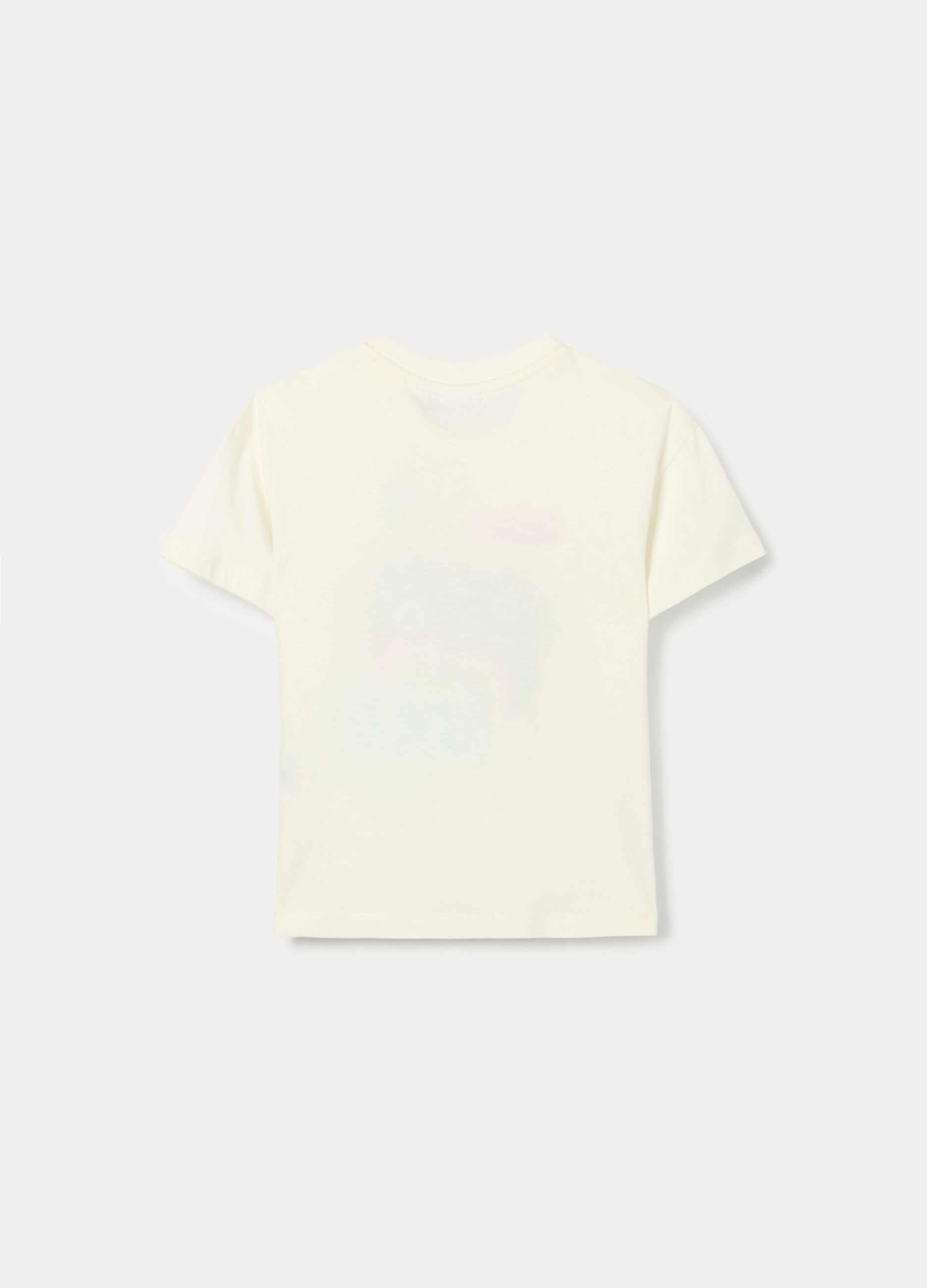 T-shirt con stampa in jersey di puro cotone bambino_1