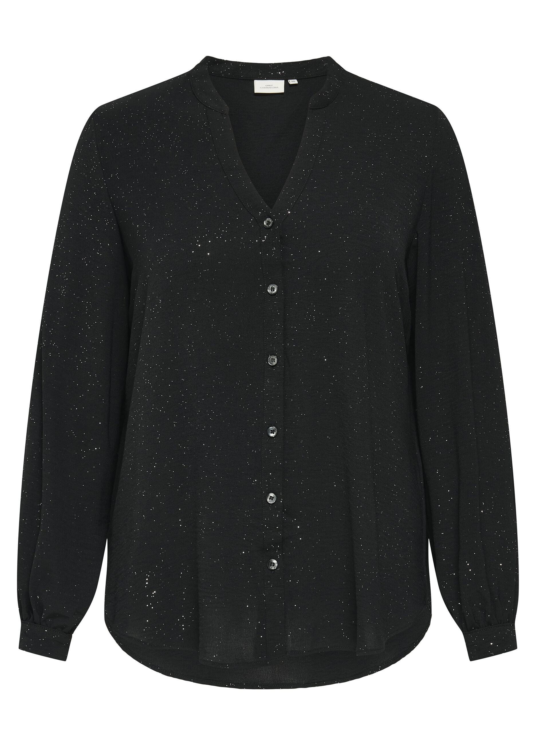 Camicia a maniche lunghe con colletto cinese_5