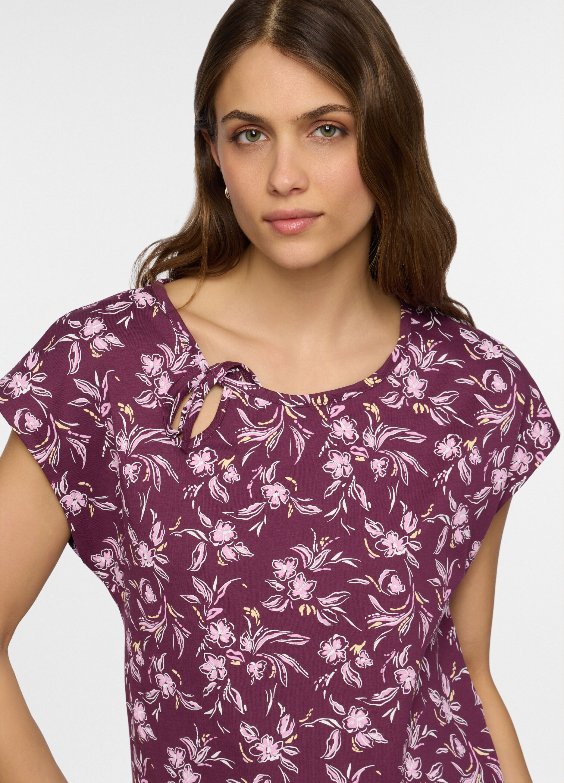 T-shirt girocollo donna_1