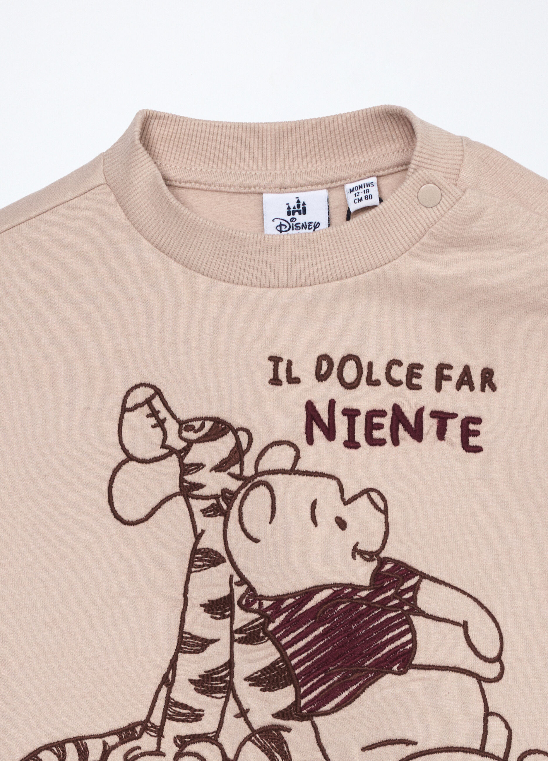 Jogging set in puro cotone fleece neonato_2