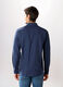 Camicia slim fit in cotone Chambray uomo_1