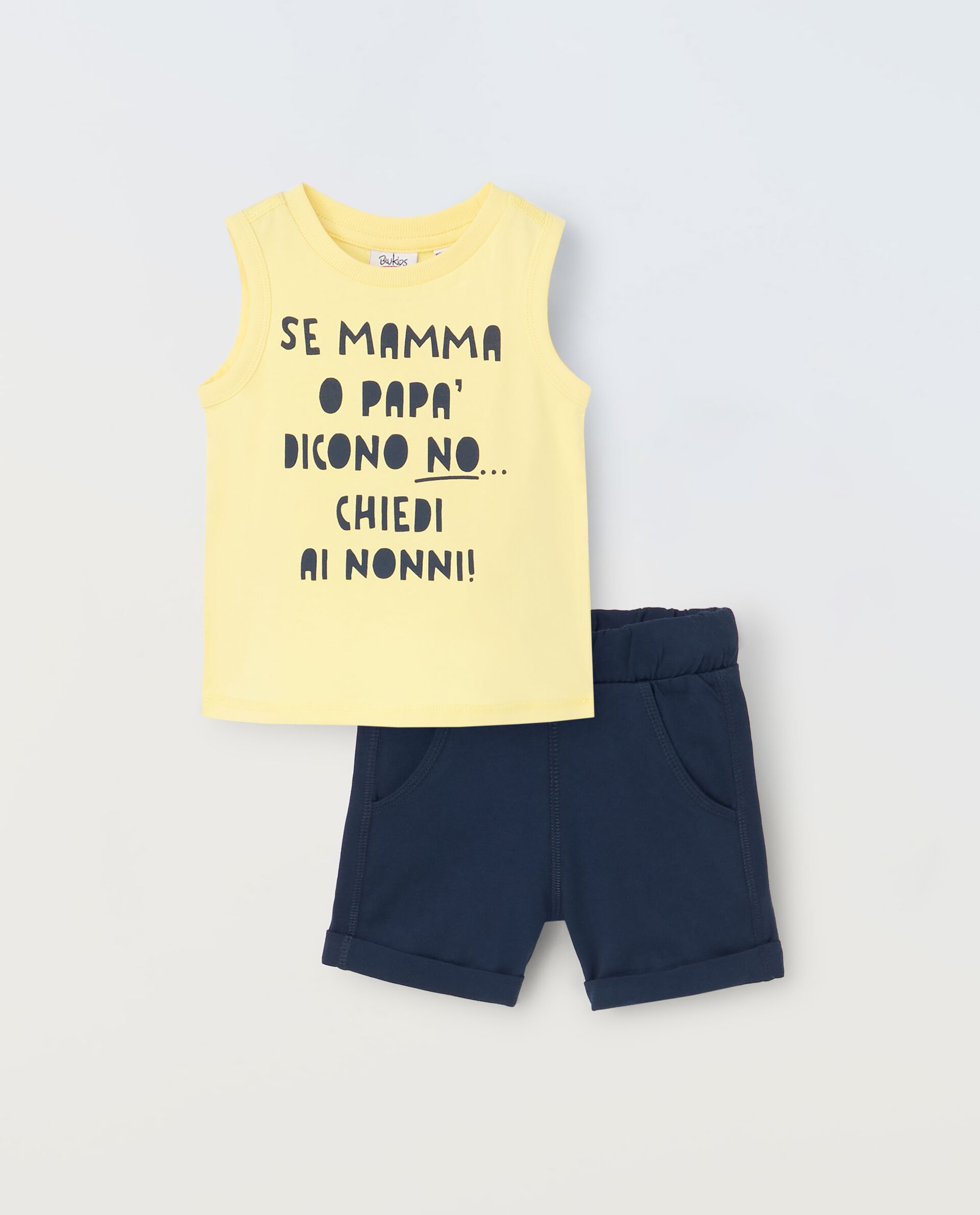 Jogging set in puro cotone neonato_0
