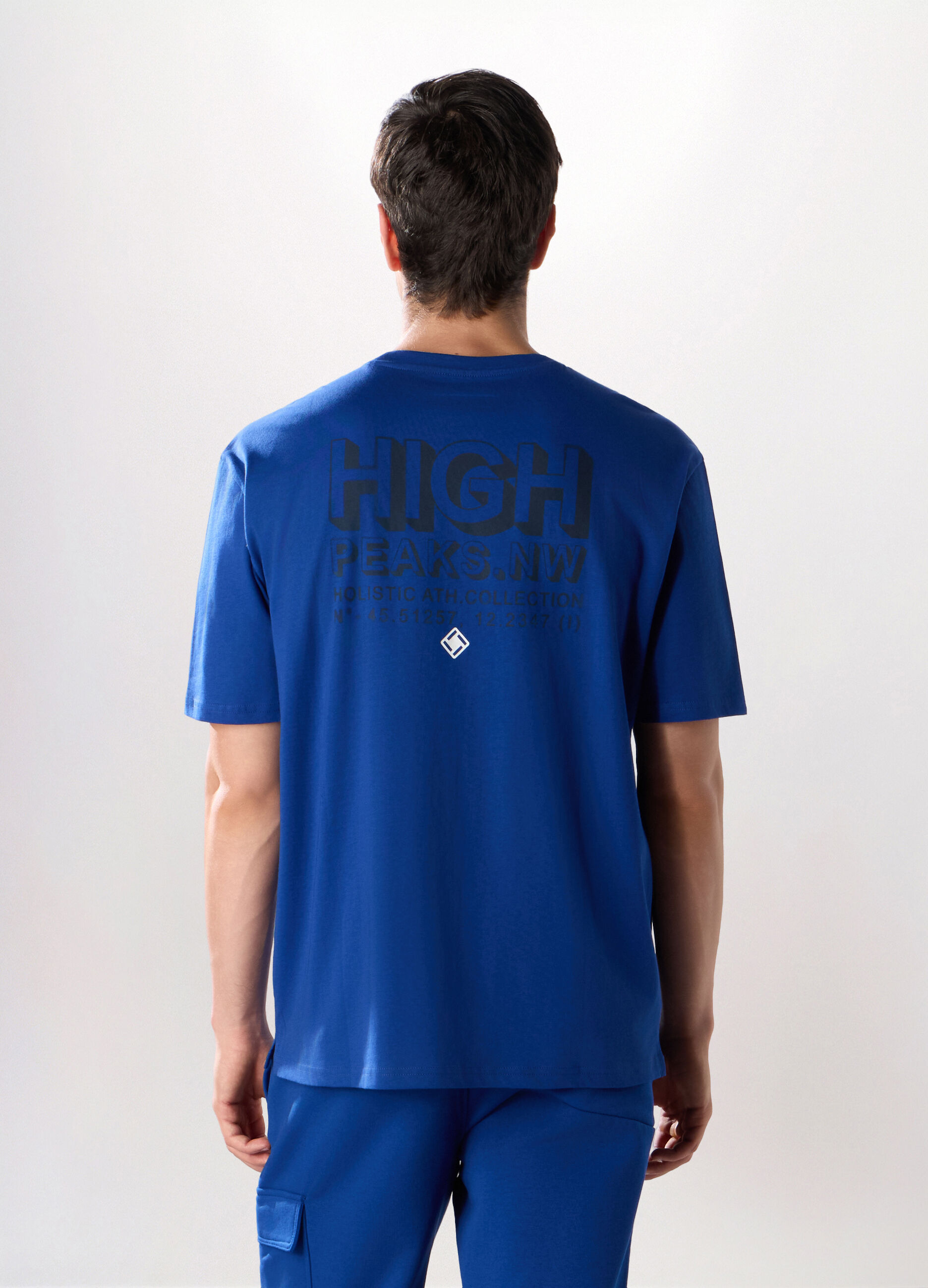 T-shirt sportiva in puro cotone uomo_1
