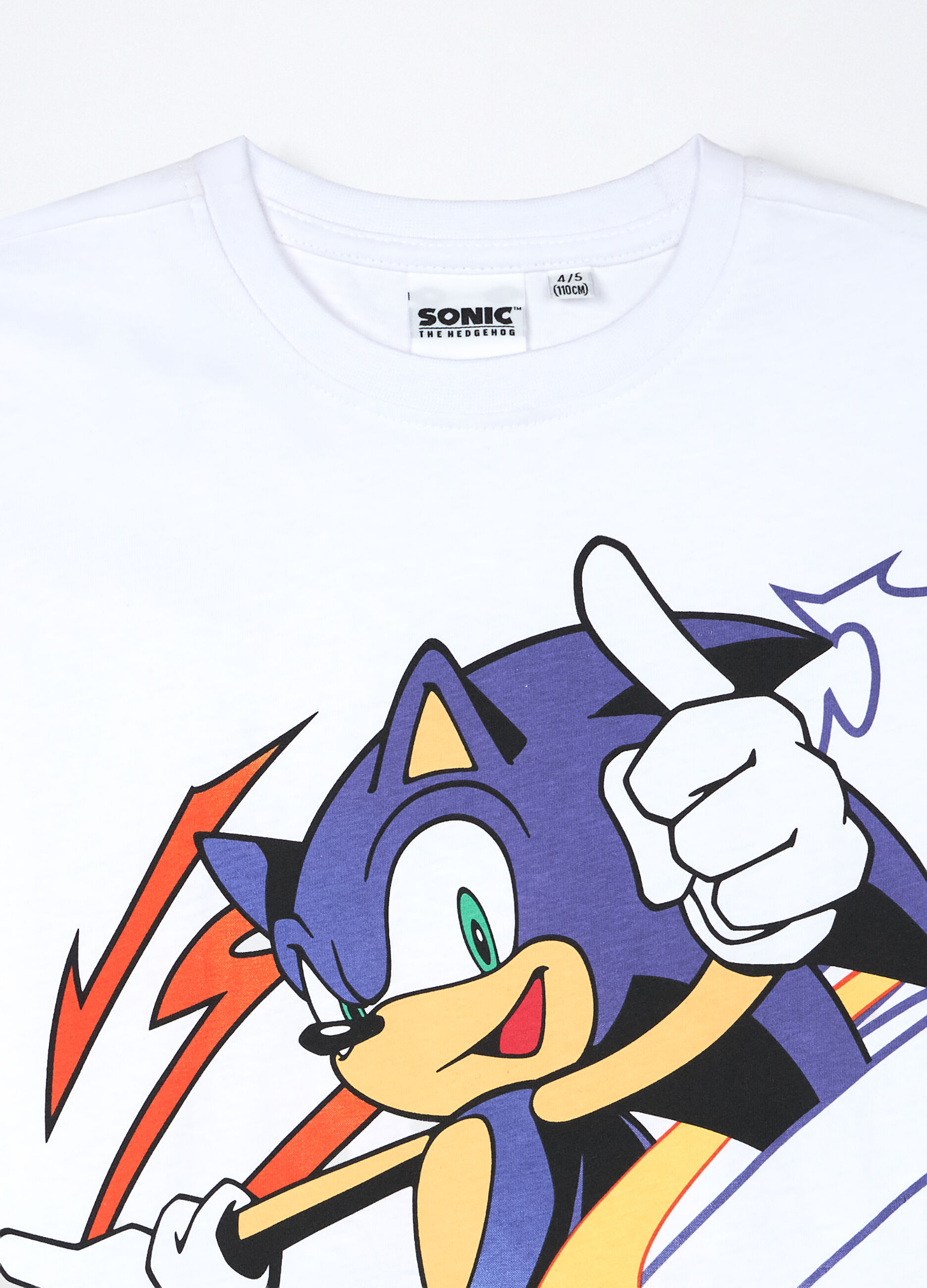 T-shirt Sonic in jersey di puro cotone bambino_2