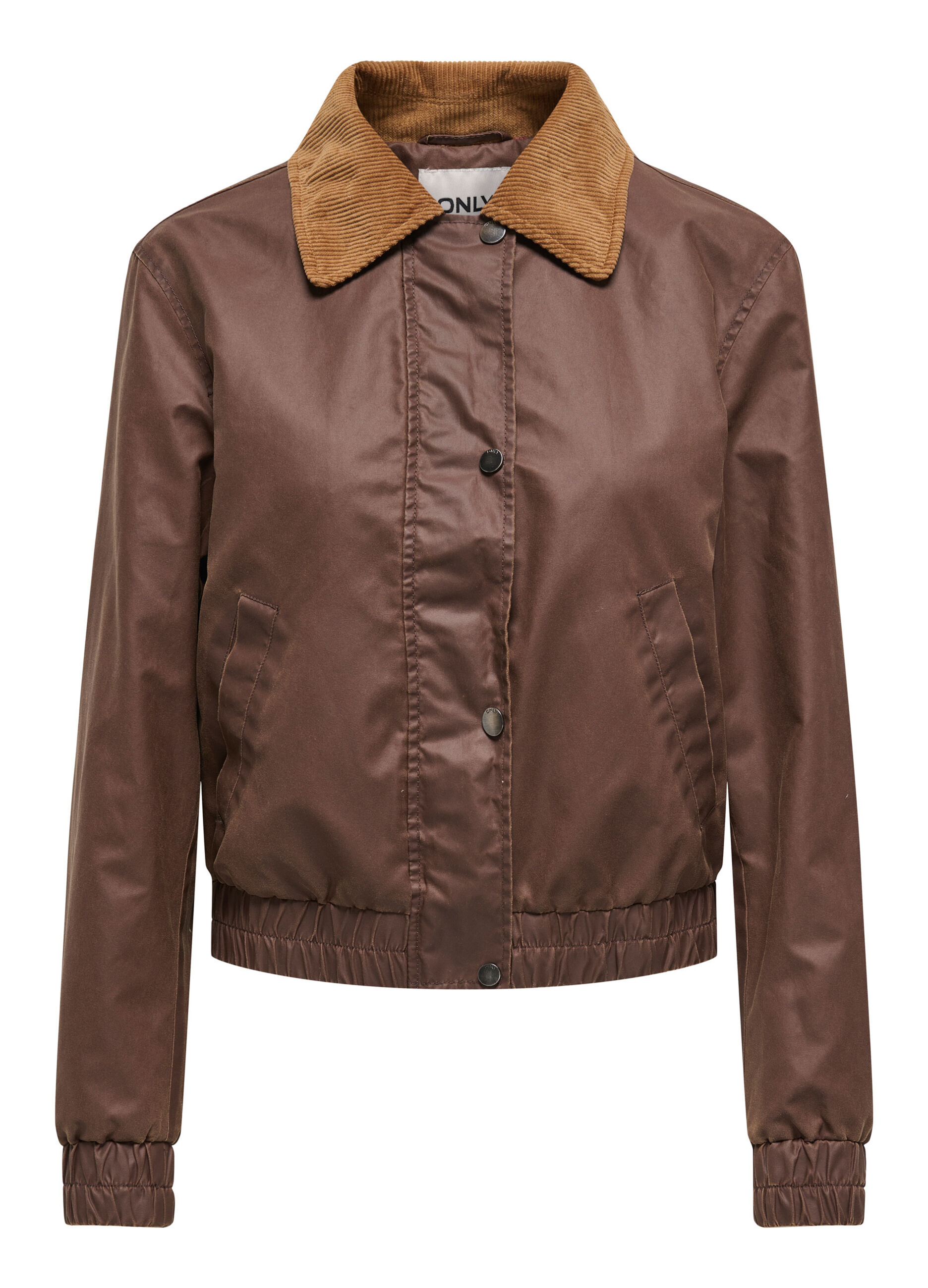 Giacca con collo velours donna_1