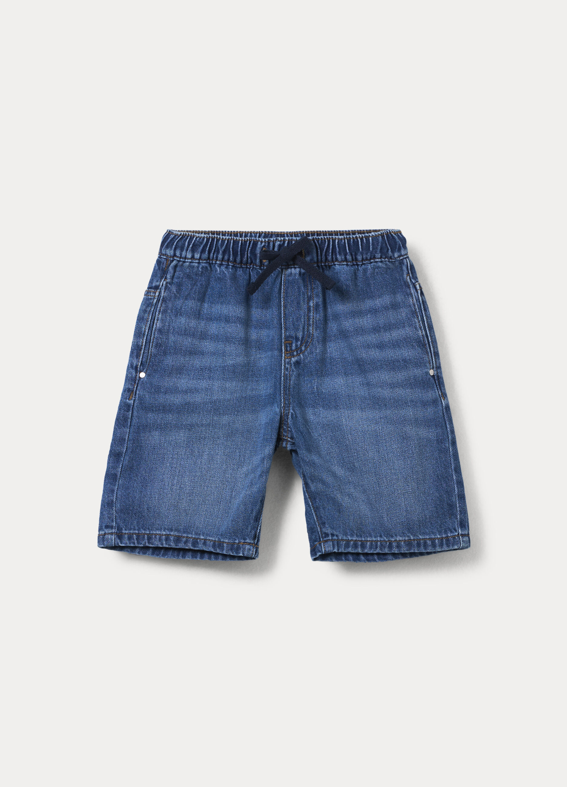 Shorts in denim misto cotone bambino_0