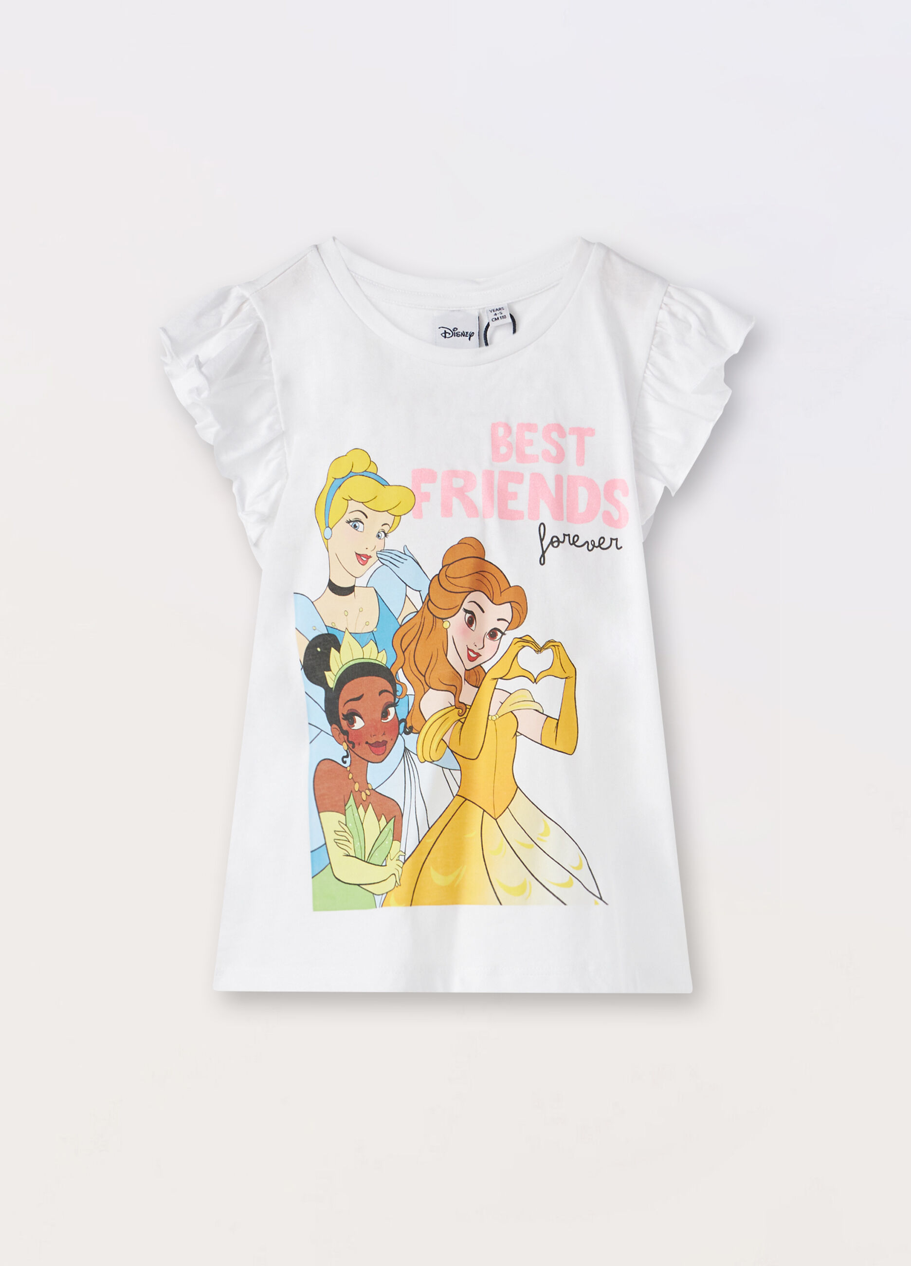 T-shirt in jersey di puro cotone bambina_0