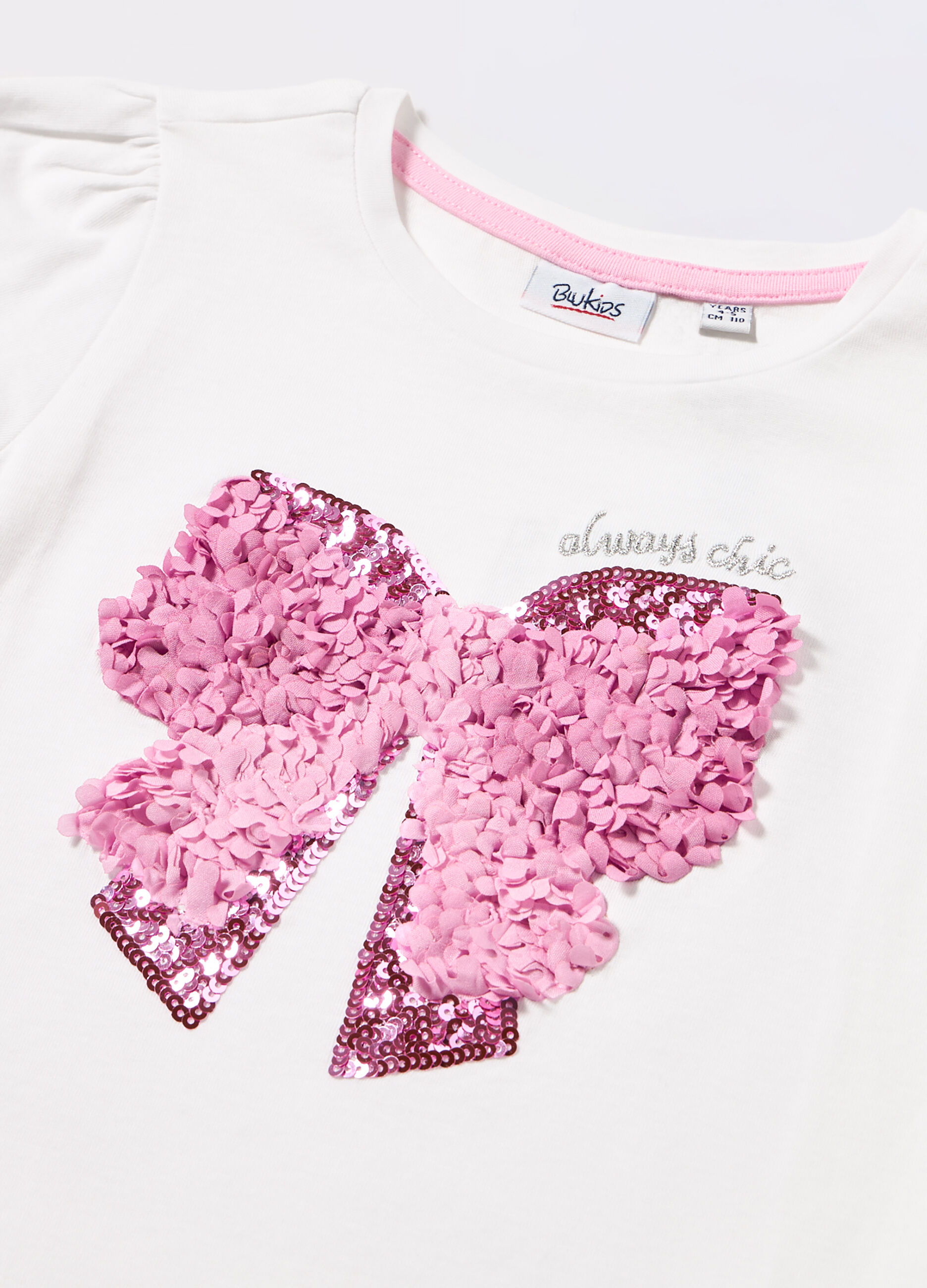 T-shirt in jersey di puro cotone bambina_1