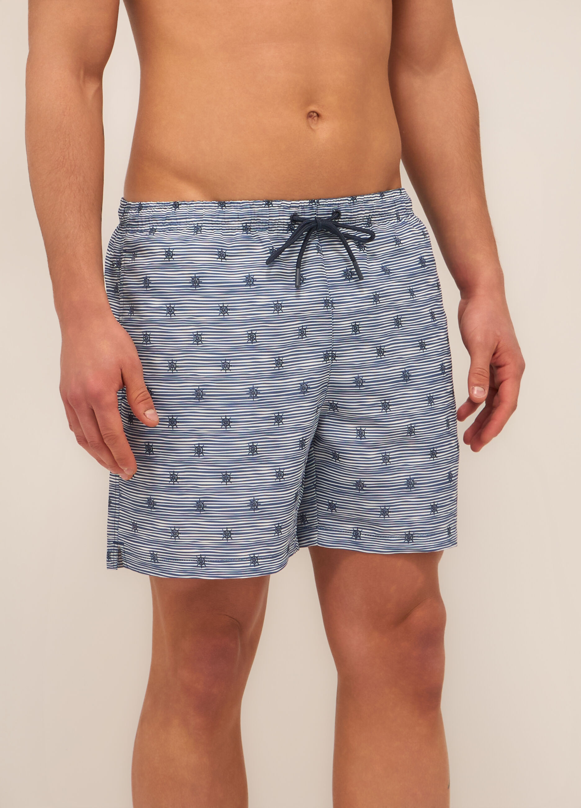 Boxer mare con stampa a fantasia uomo_2