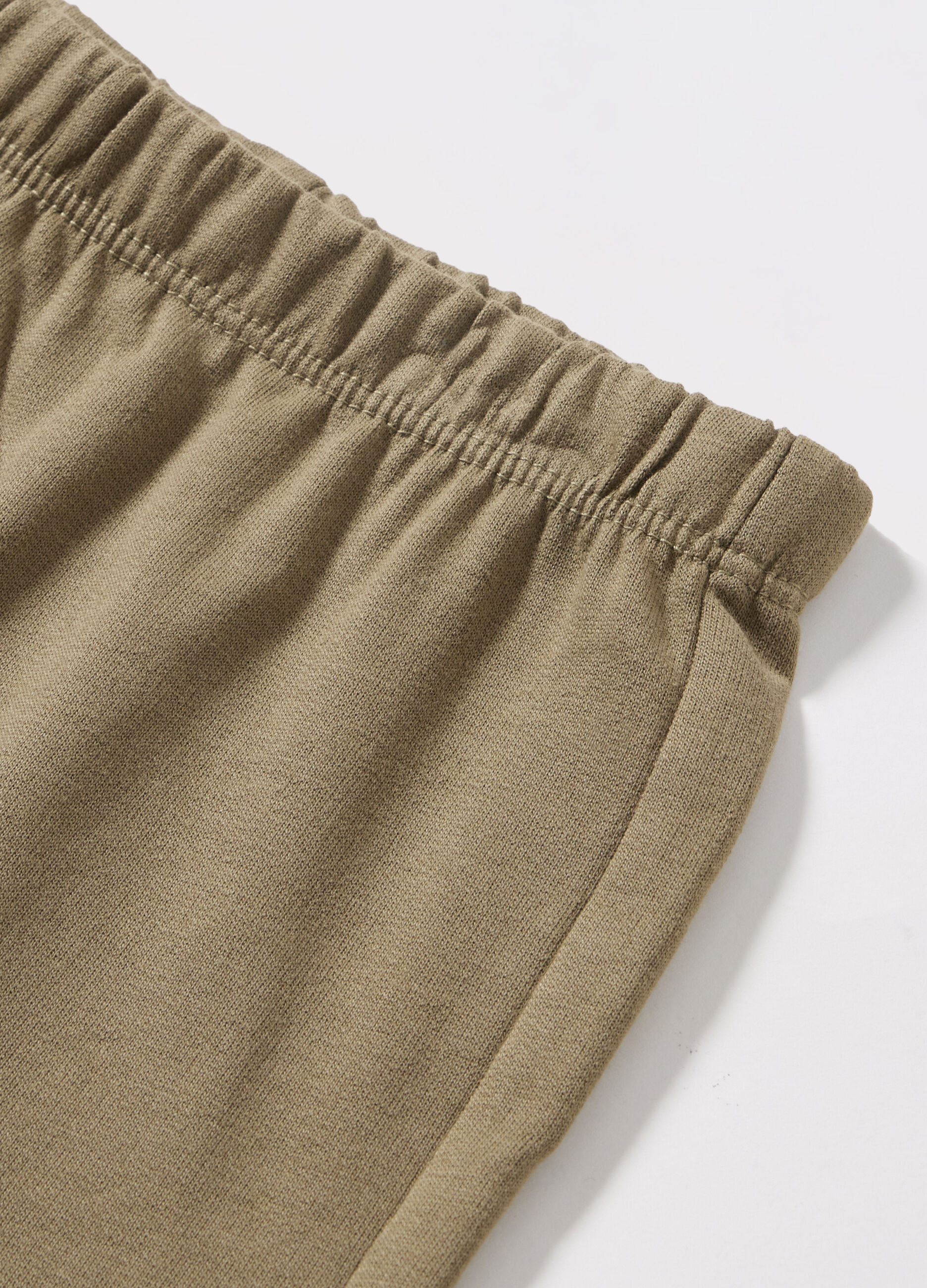 Joggers in french terry di puro cotone neonato_1