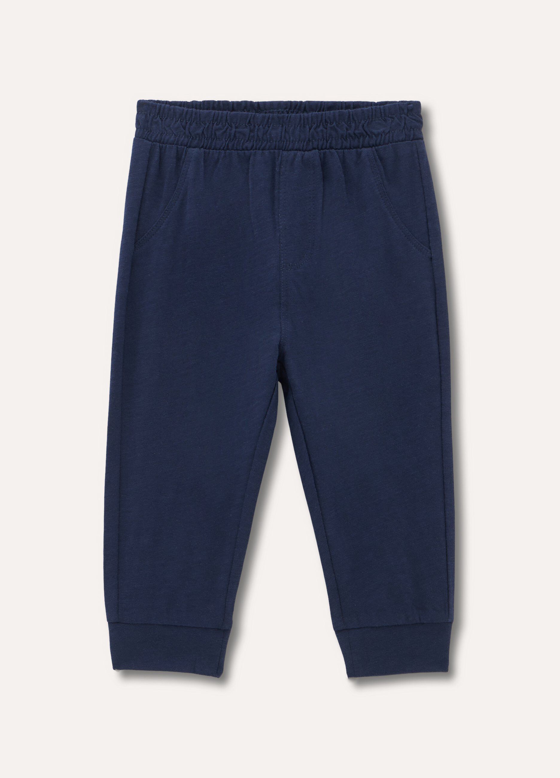 Jogger in cotone neonato_0