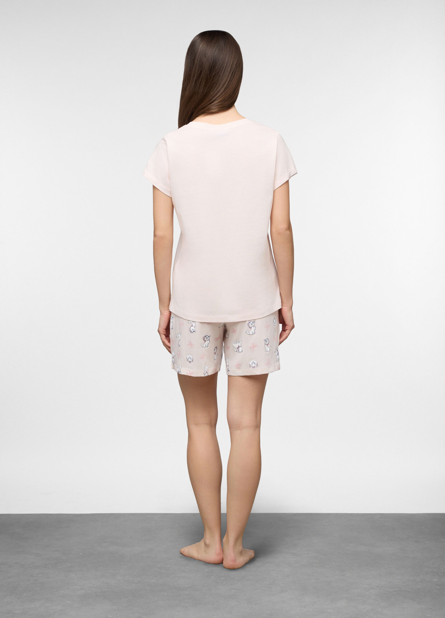 Set pigiama corto Disney in jersey di puro cotone donna_1