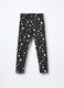 Leggings in french terry di cotone stretch bambina_1